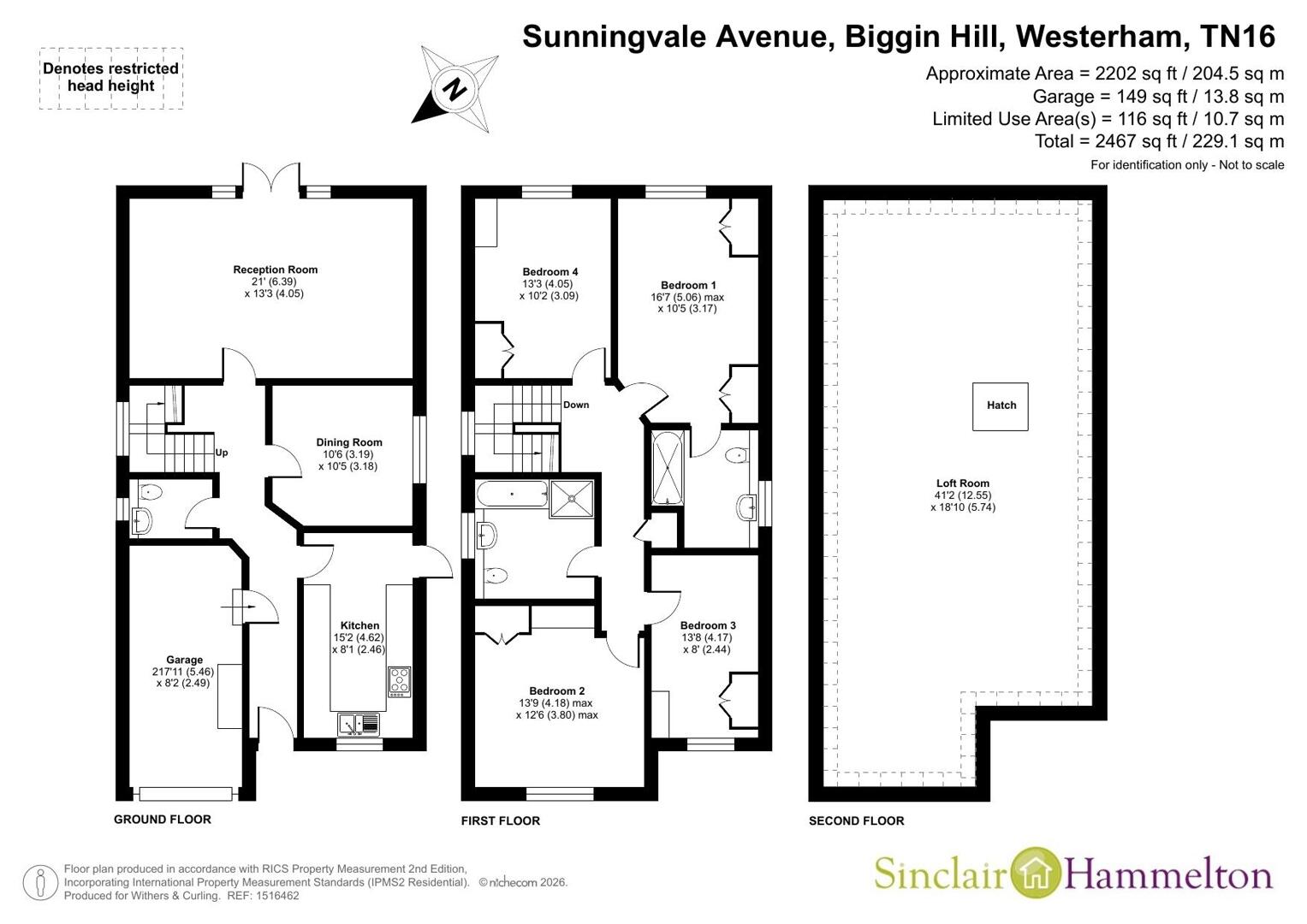83A, Sunningvale Avenue, Westerham floorplan