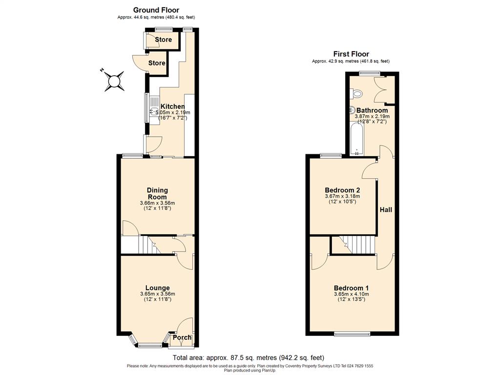 242, Gadsby Street, Nuneaton floorplan