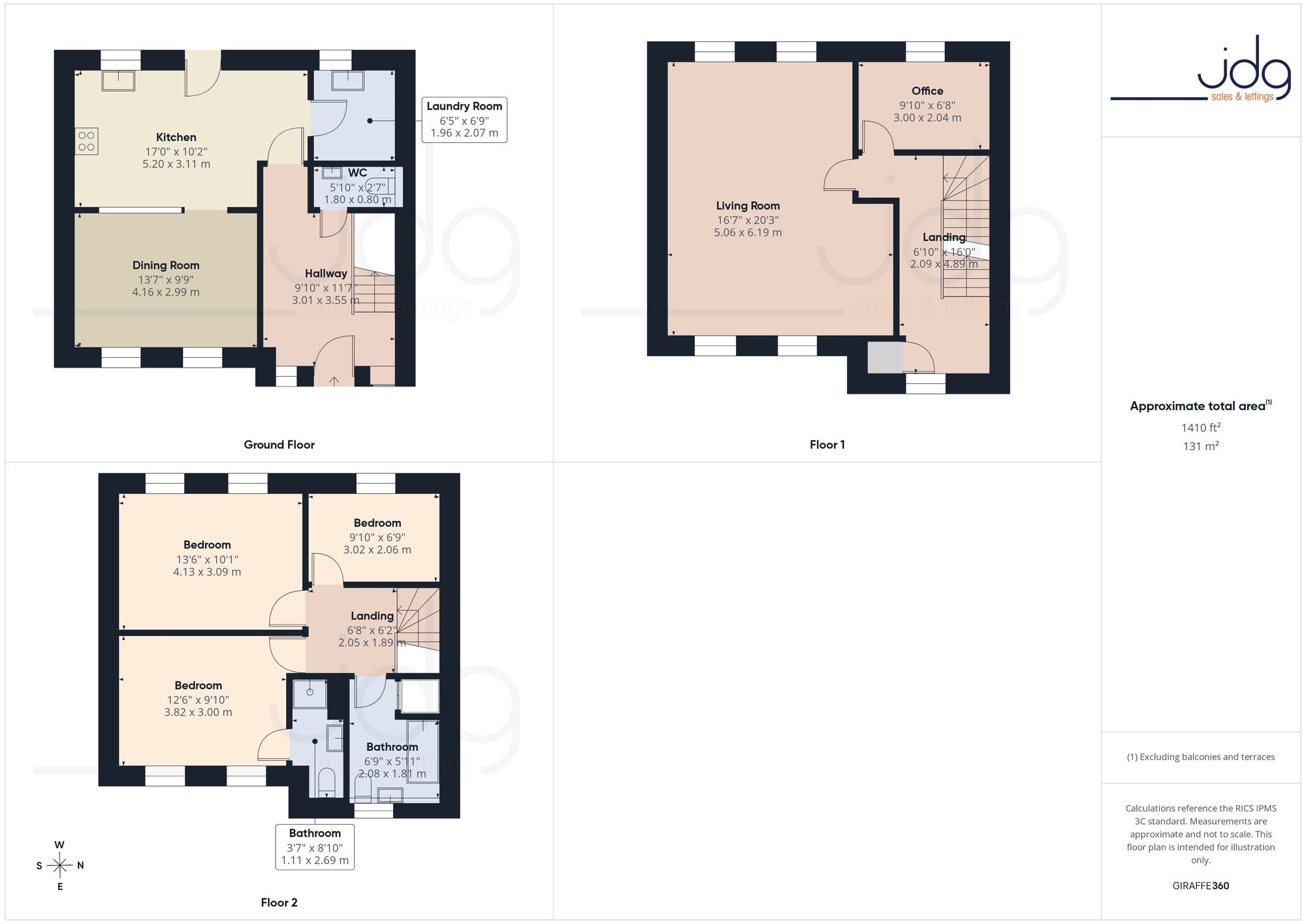 24 The Piazza, Lancaster floorplan