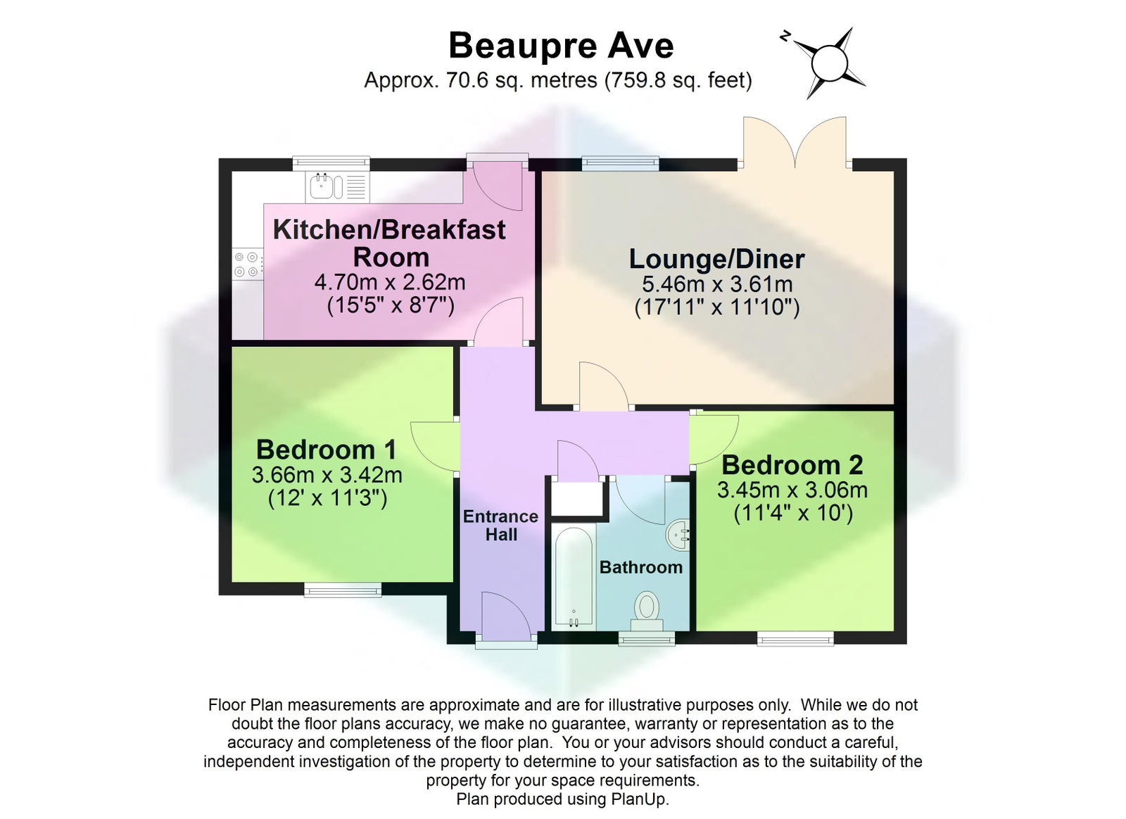 34a, Beaupre Avenue, Wisbech floorplan
