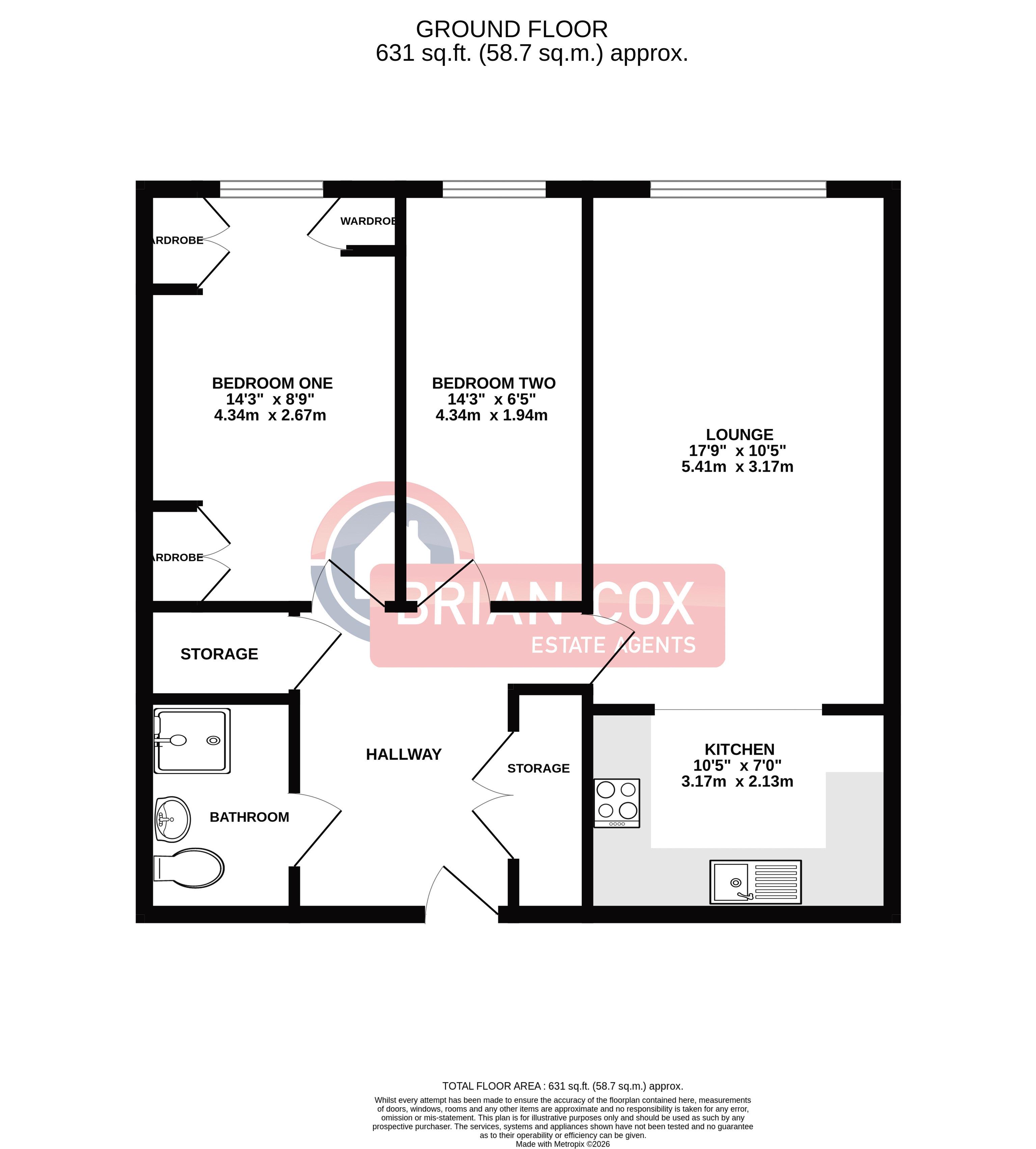 2 The Greenwoods, Sherwood Road, Harrow floorplan