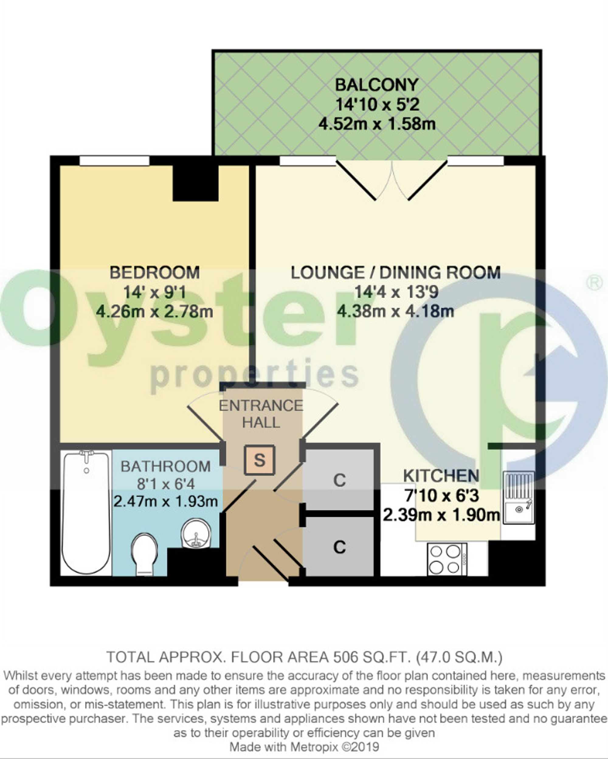Flat 61, Icon Building, Ilford floorplan