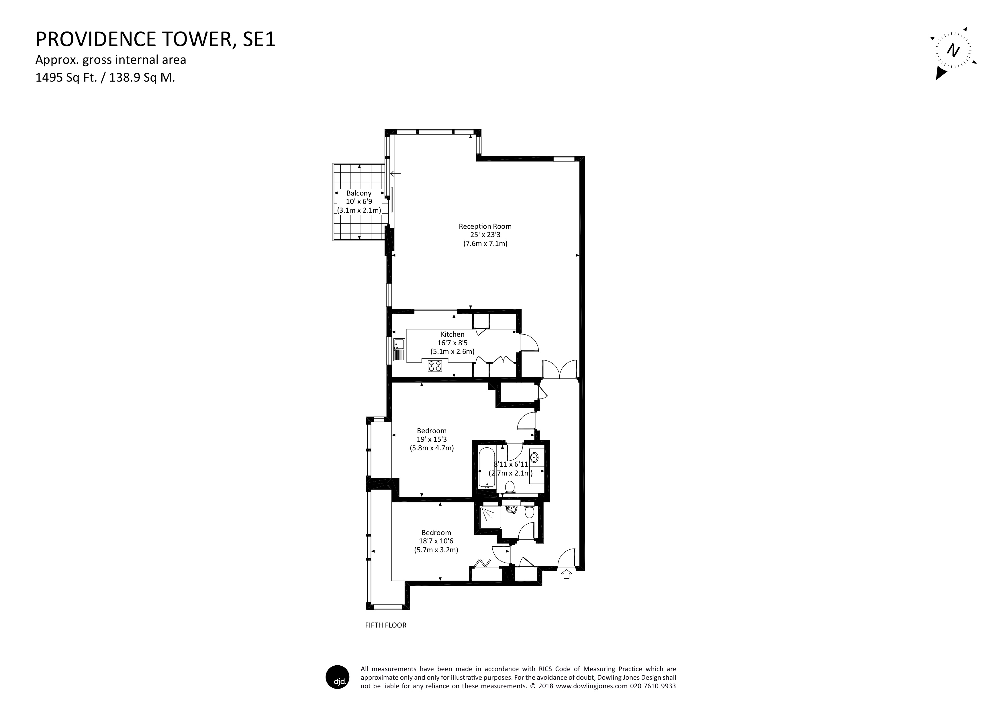 2 Bedrooms Flat to rent in Bermondsey Wall West, London SE1