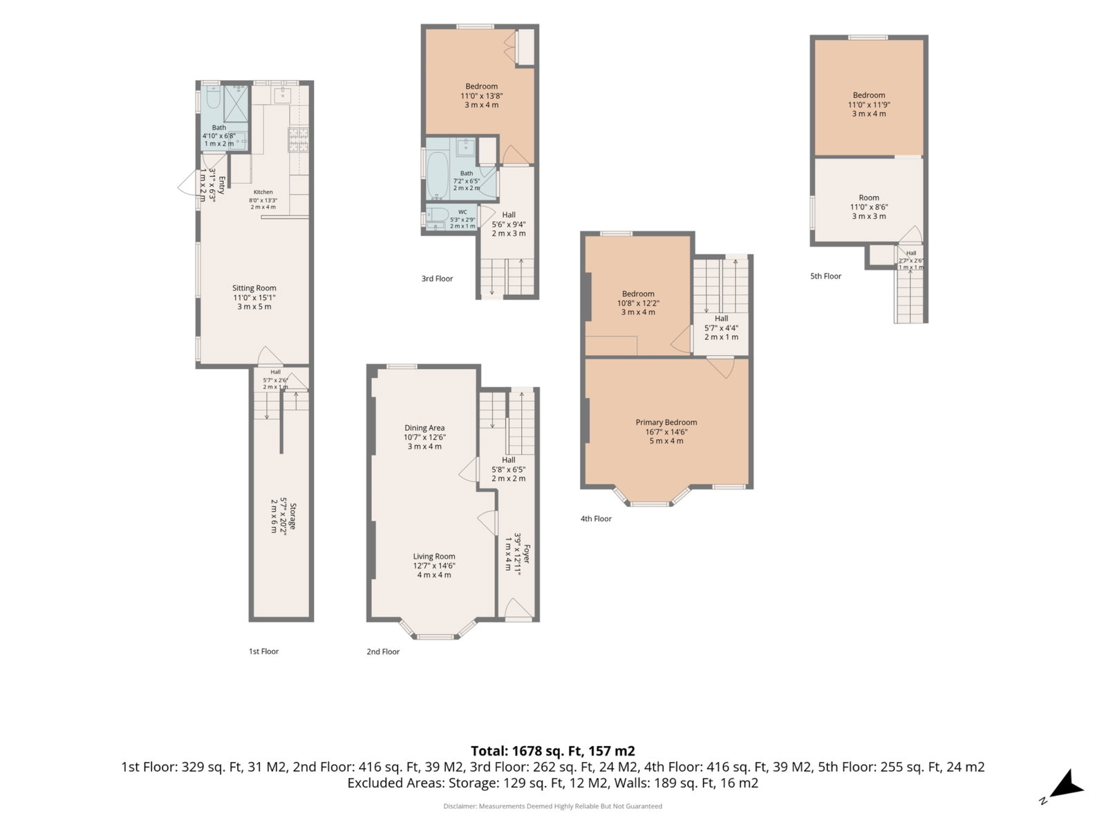 1, Achilles Road, London floorplan