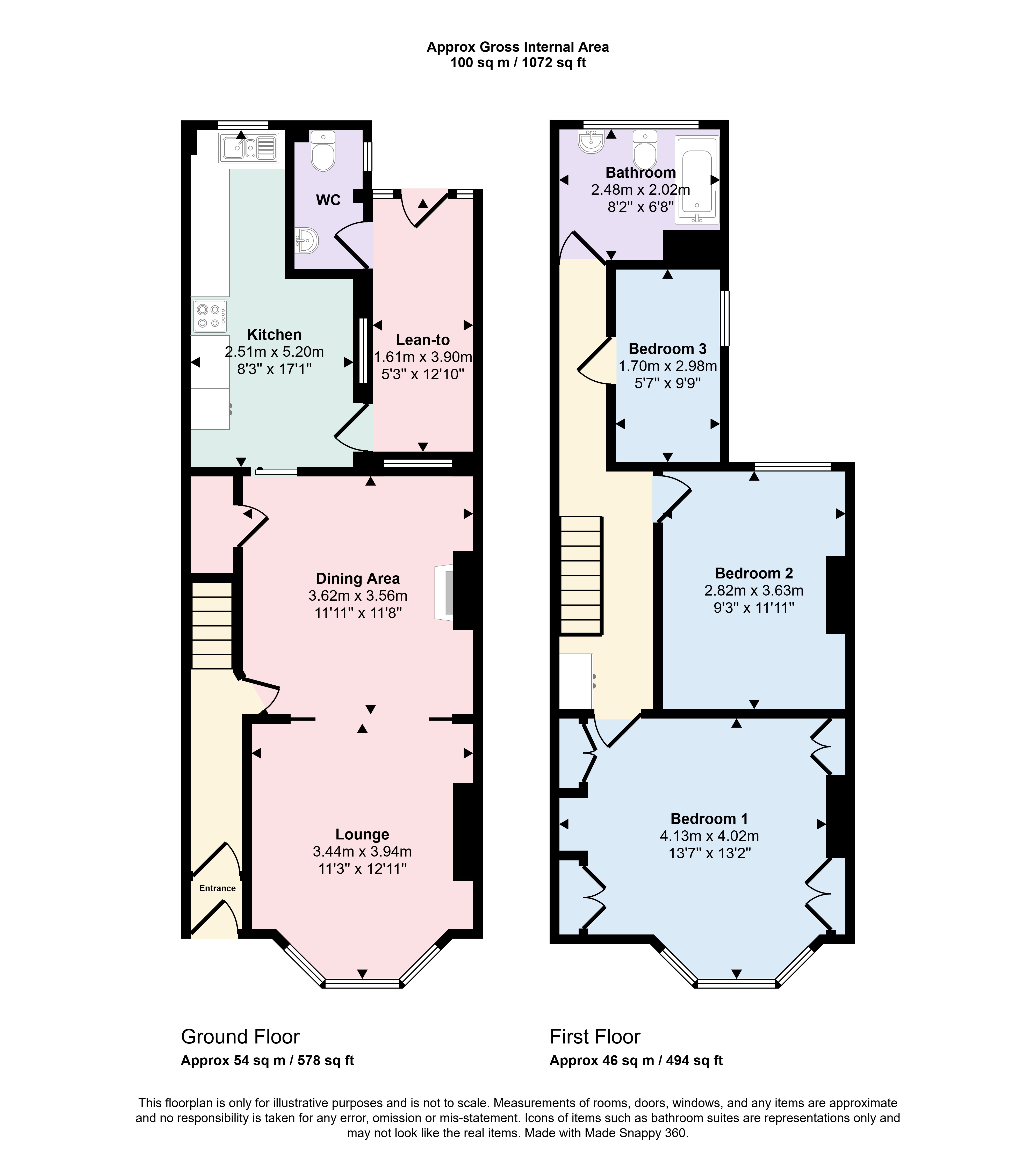 3, St Johns Road, Poole floorplan