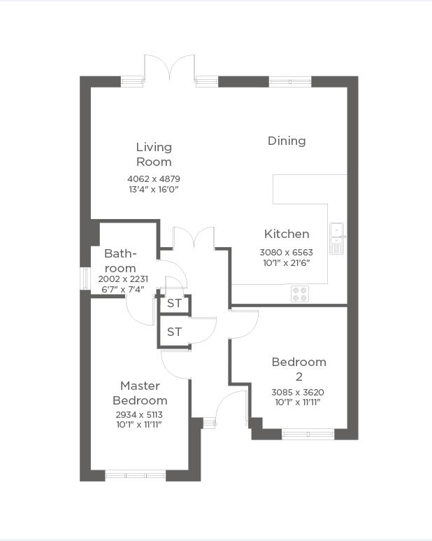 2 Bedrooms Bungalow for sale in Off The Grove, Walton, Wakefield WF2