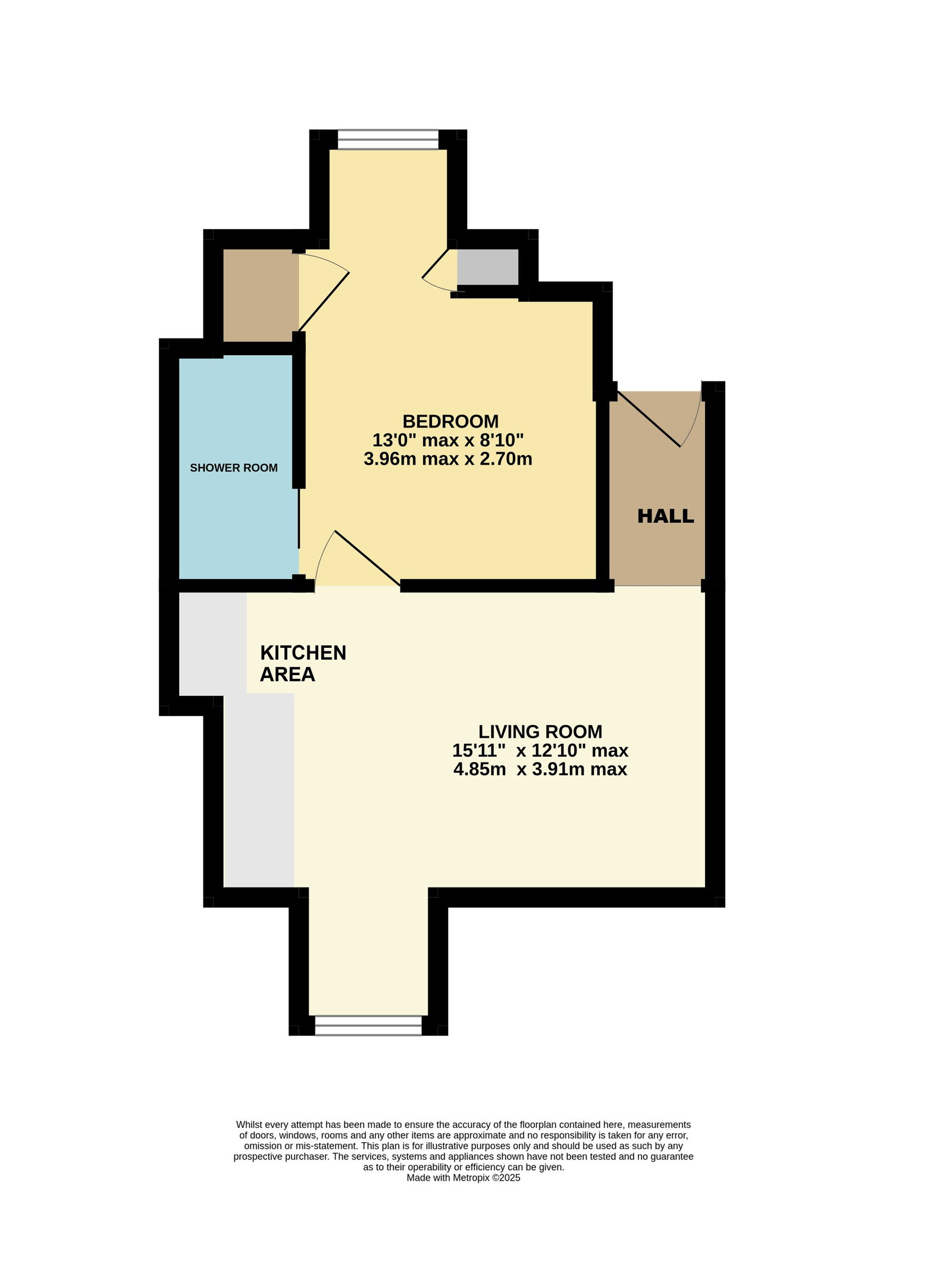 11,Flat 2, North Street, Ripon floorplan