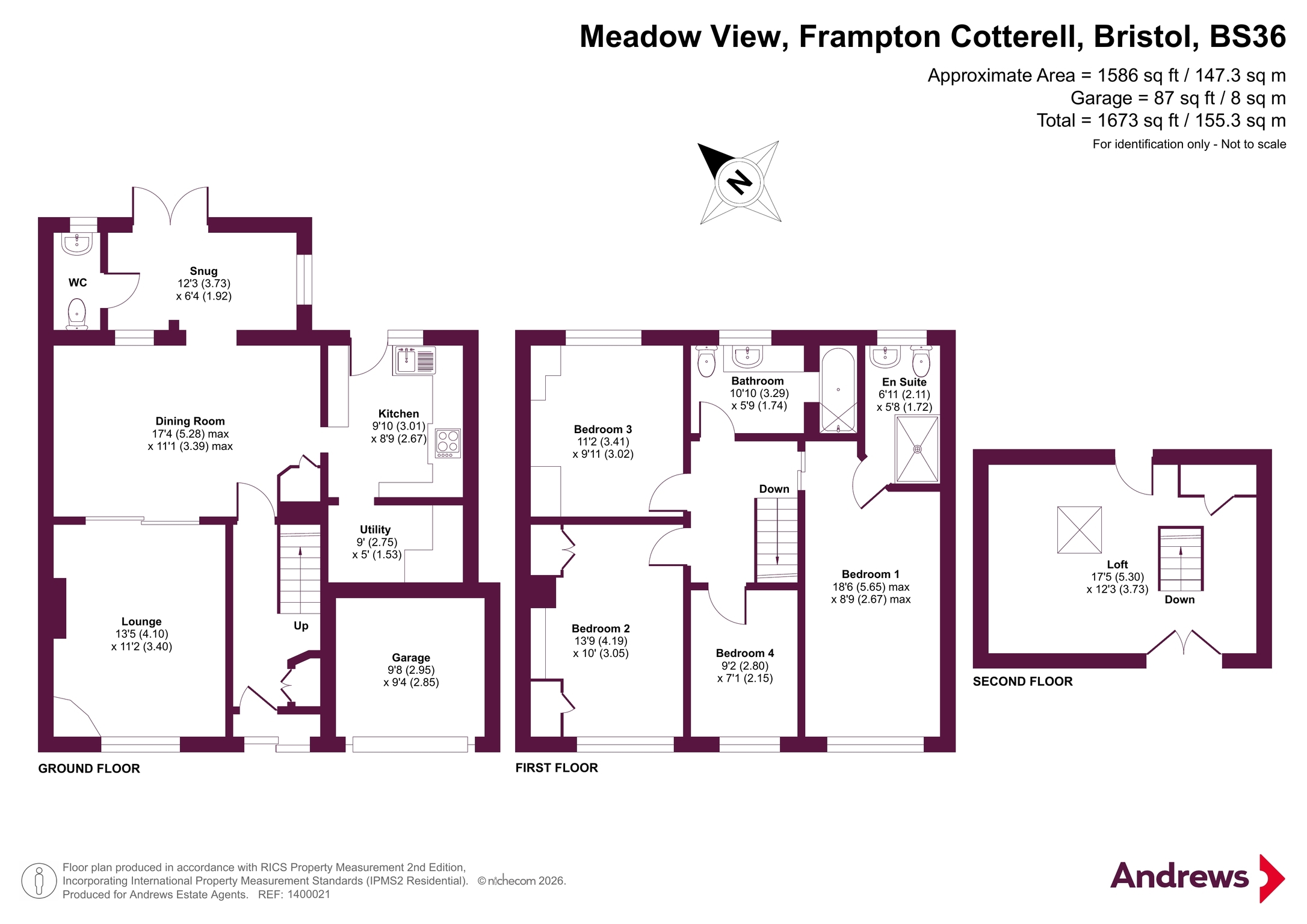 58, Meadow View, Bristol floorplan