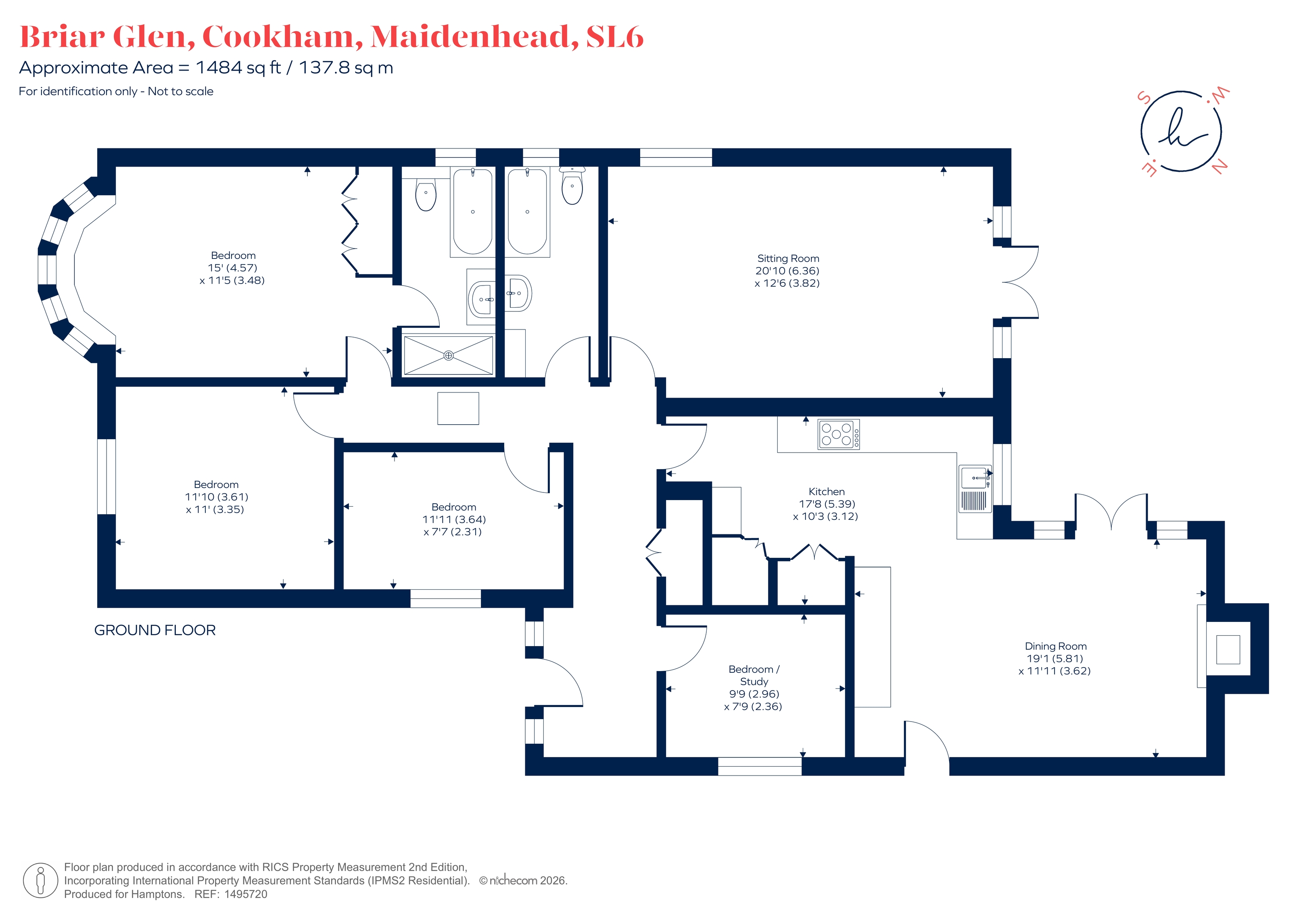 Brambles, Briar Glen, Cookham, Maidenhead floorplan