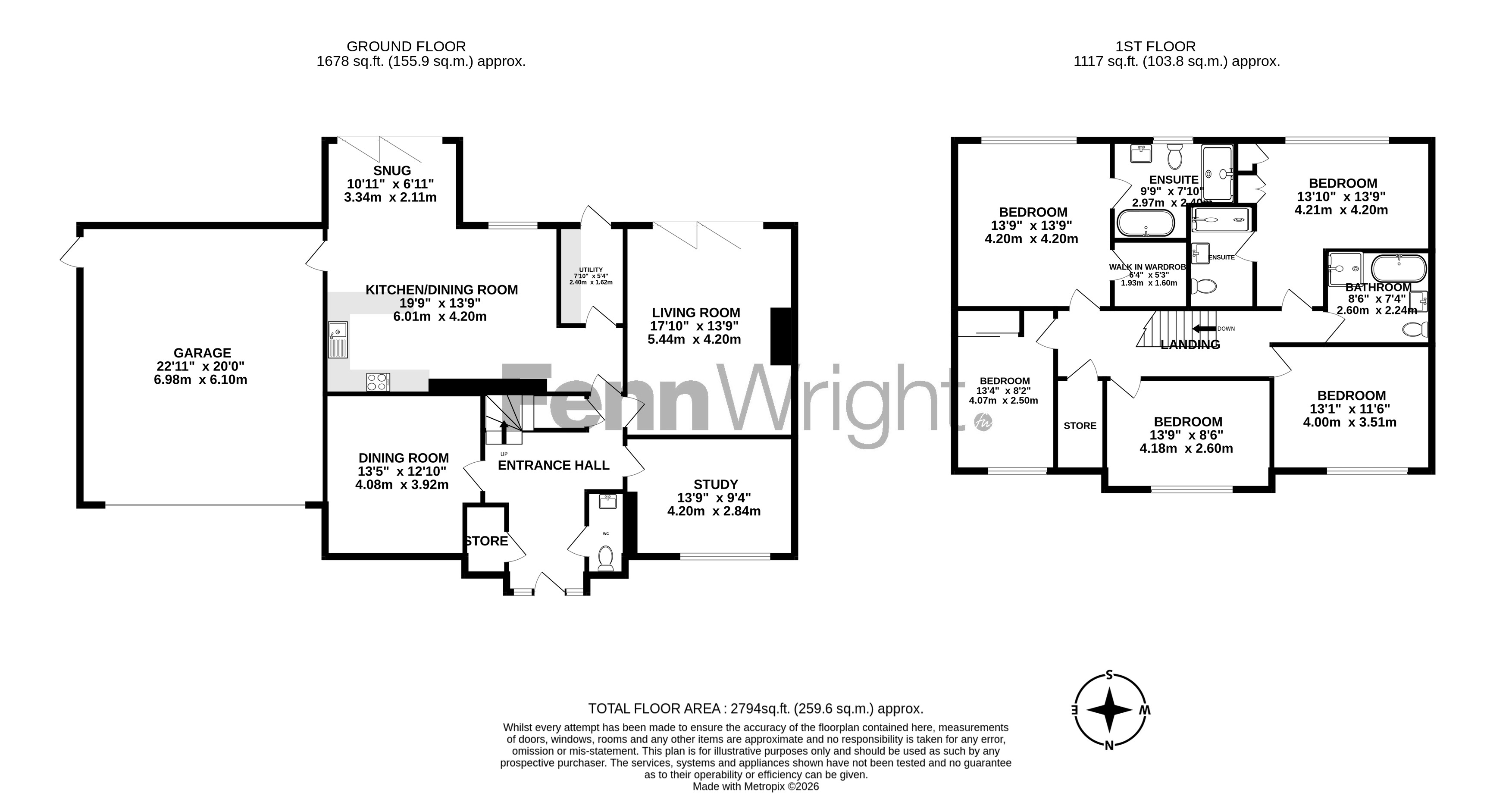 18, Little Ridings Lane, Essex floorplan