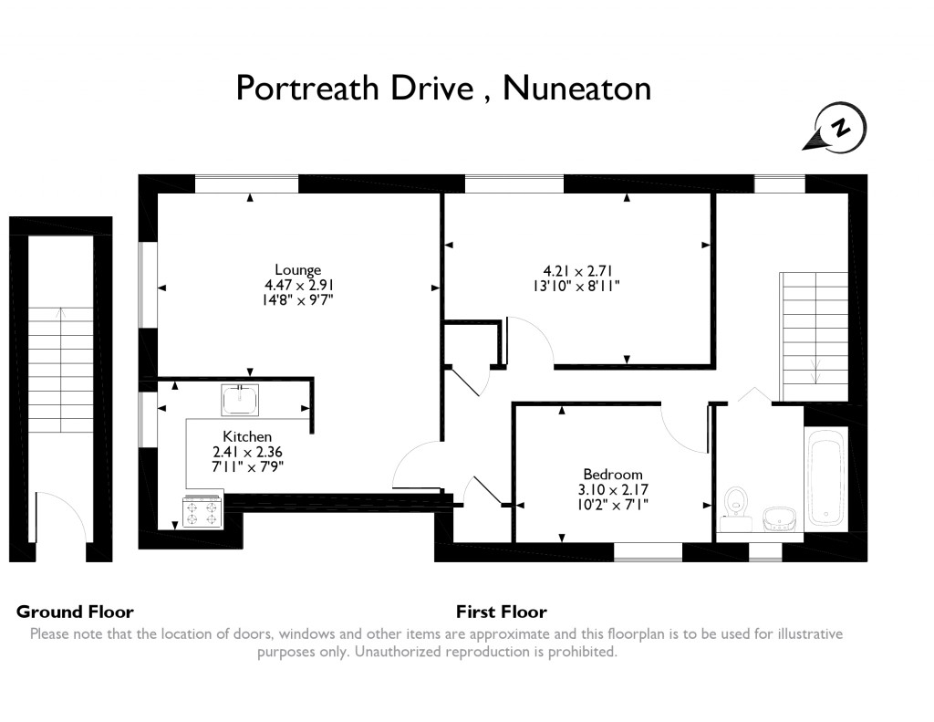2 Bedrooms Flat for sale in Portreath Drive, Nuneaton CV11