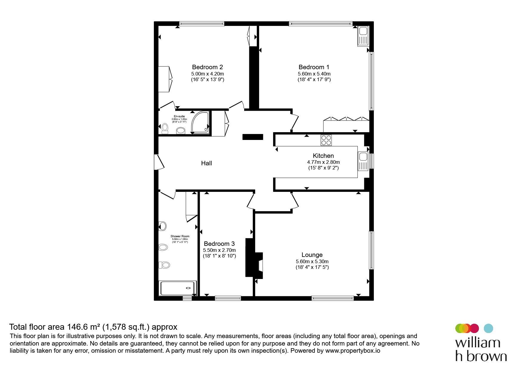 Flat 11, Stray Towers, Victoria Road, Harrogate floorplan
