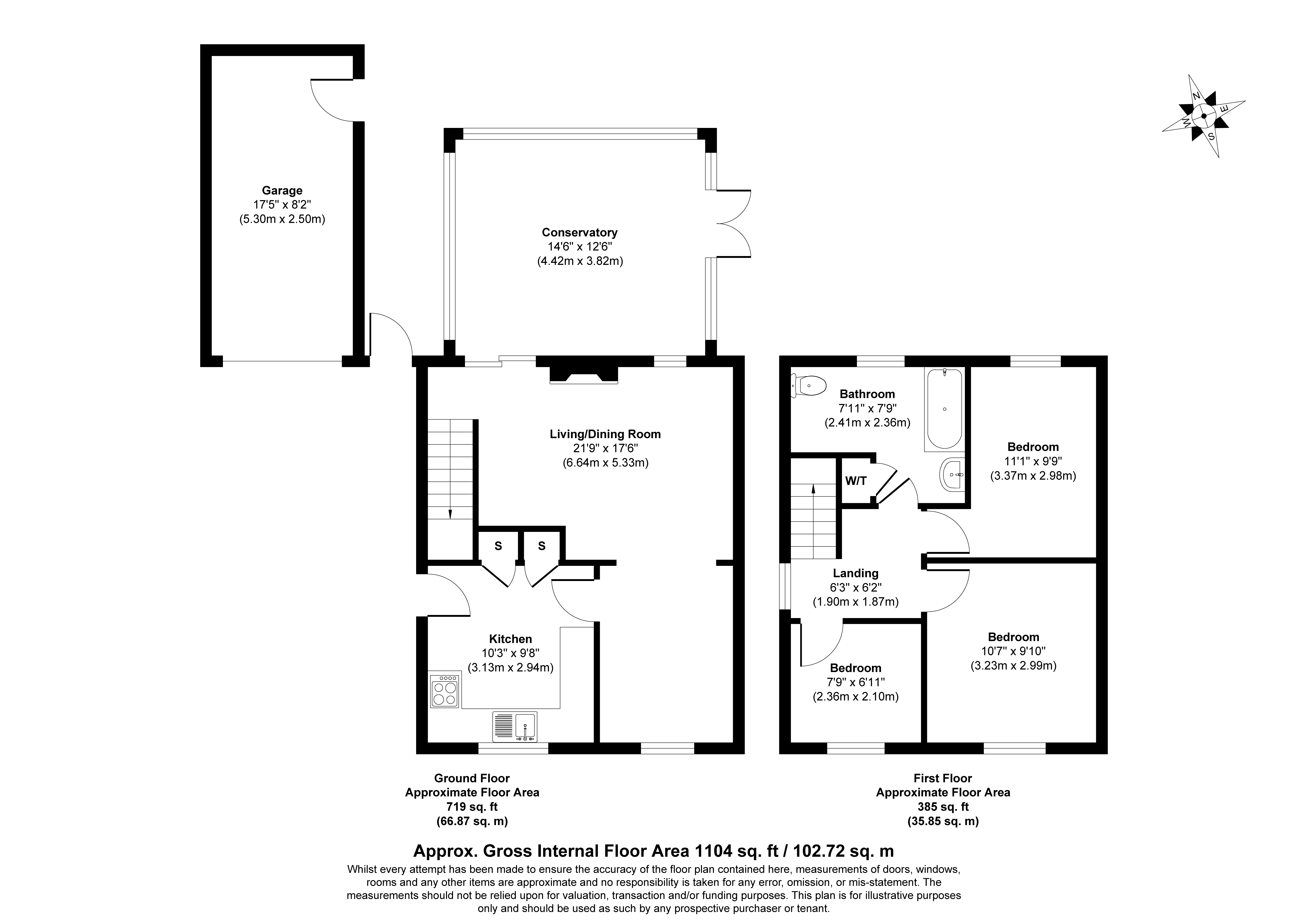 Hawthorns, The Cottons, Outwell floorplan