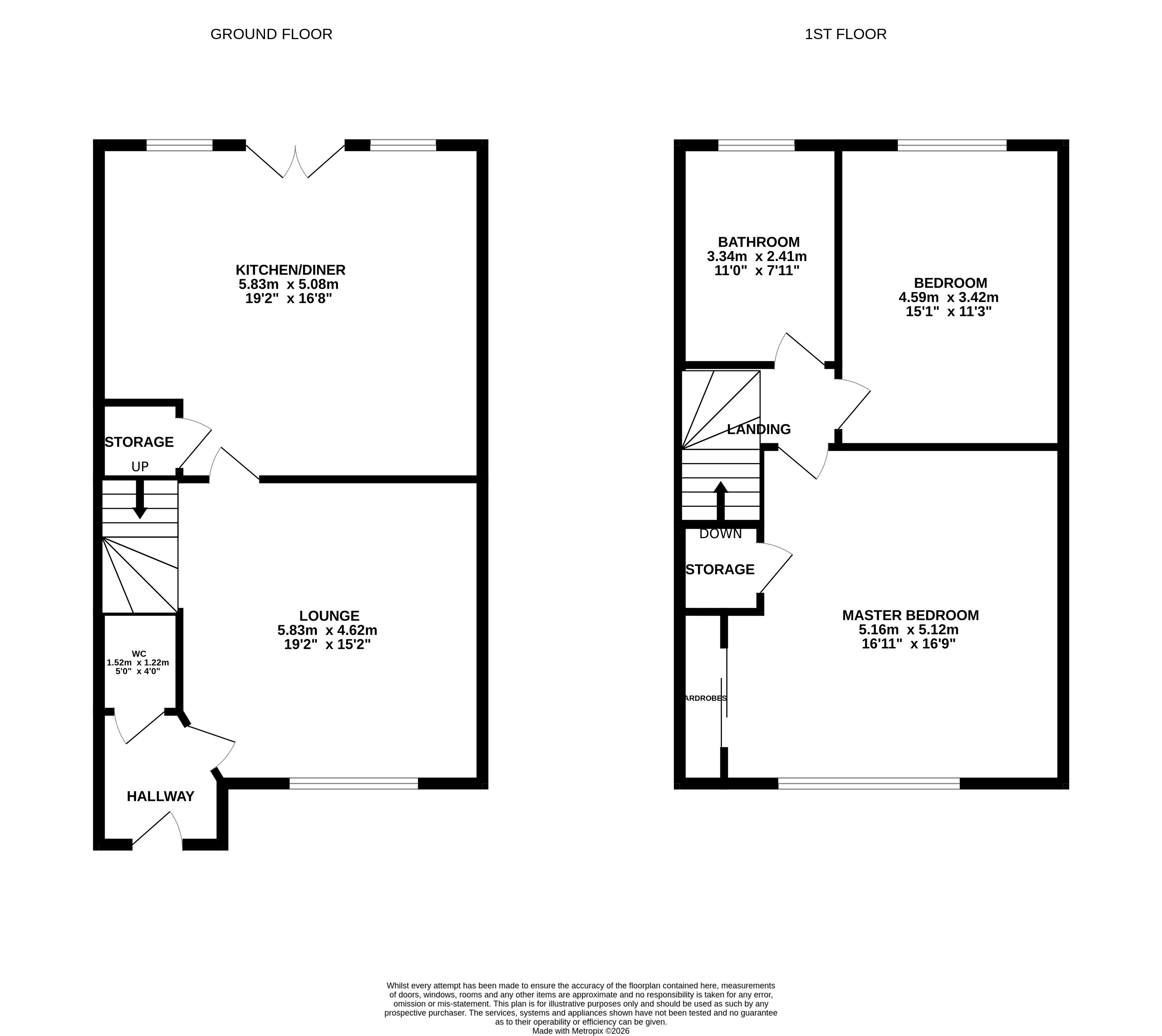 57, Navigation Way, Staffordshire floorplan