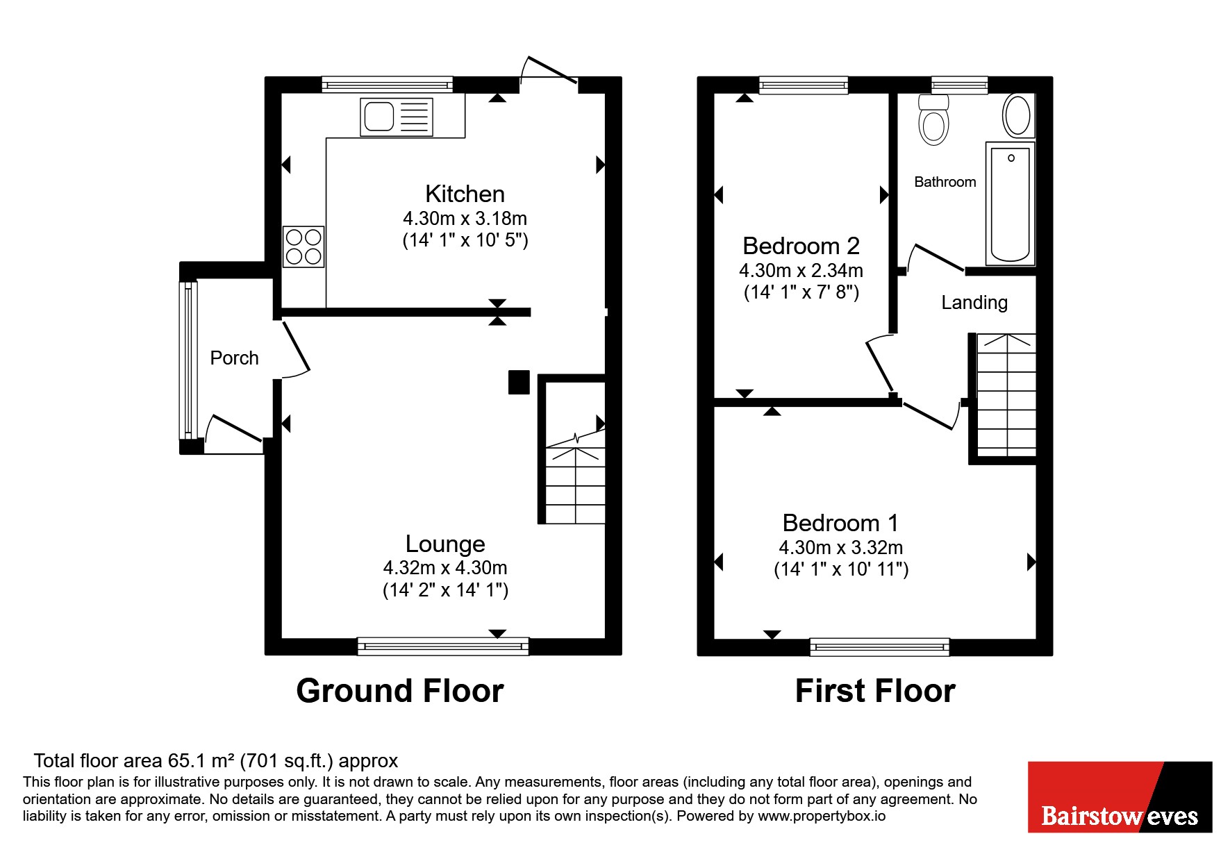 51, Banstead Road, Surrey floorplan