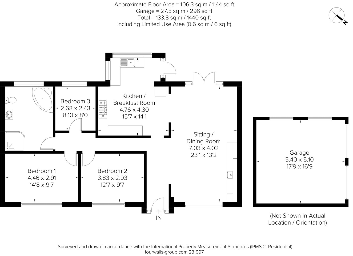 3 Bedrooms Detached bungalow for sale in Allington Track, Allington, Salisbury, Wiltshire SP4