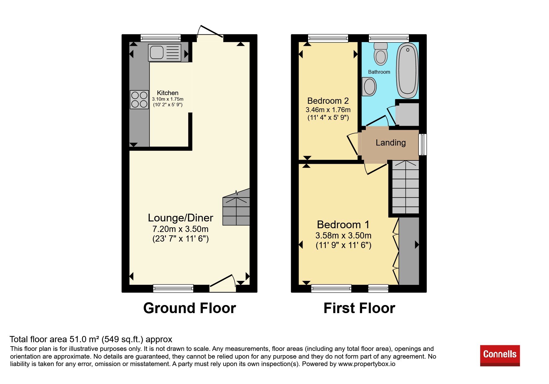 17, Holly Farm Close, Luton floorplan