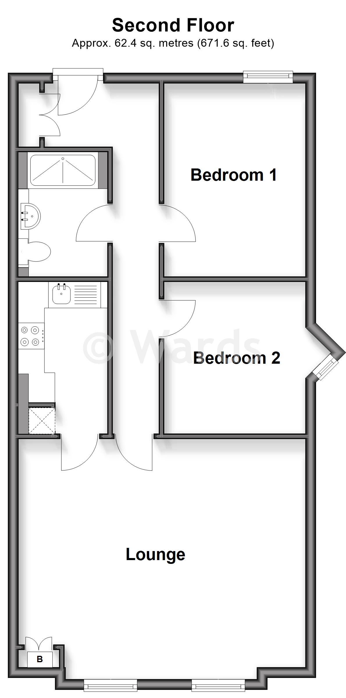 Boningbrook Court, Marine Road, Deal floorplan