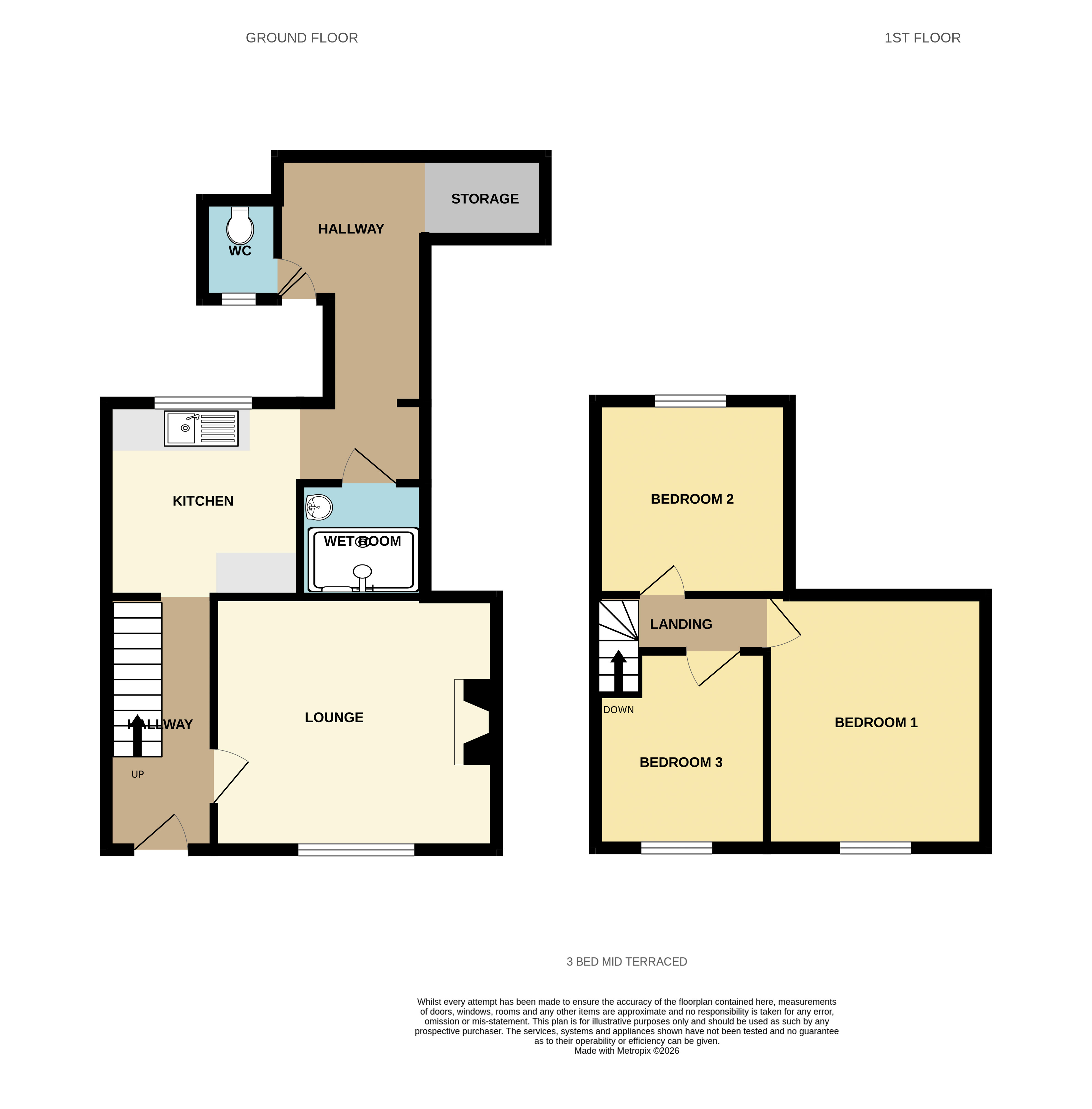 16, Hoskings Row, Cornwall floorplan