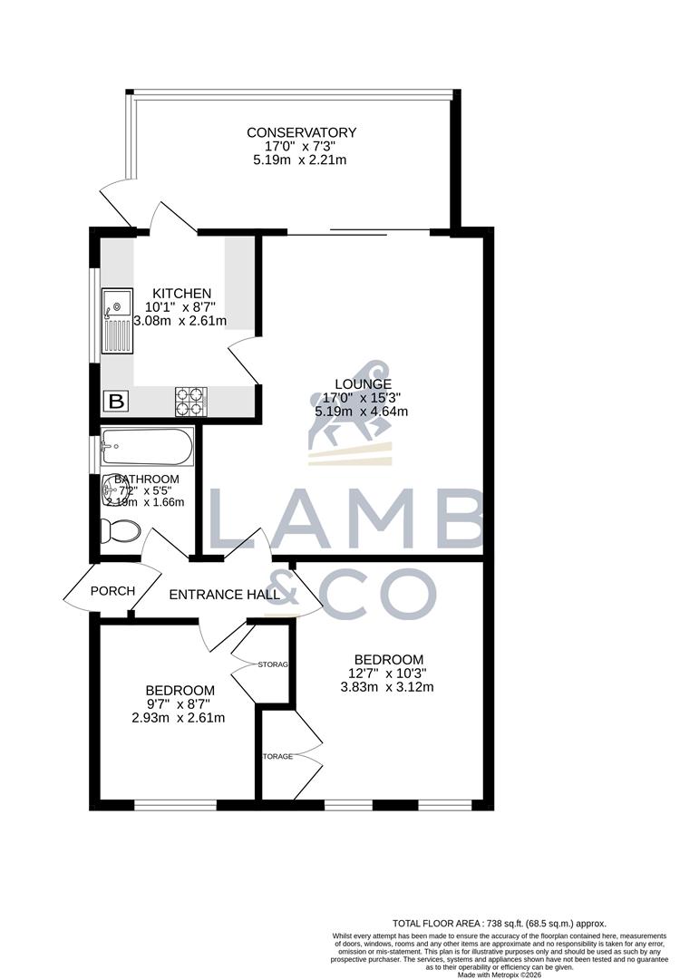 14, Reigate Avenue, Clacton-On-Sea floorplan