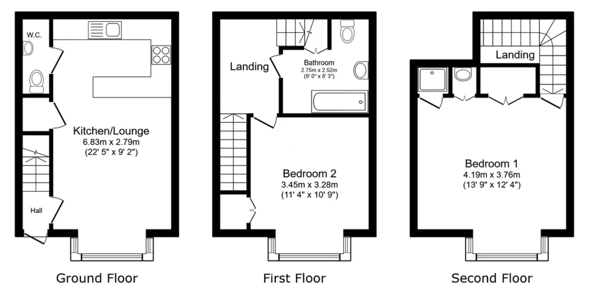 3 Camella Villa, Holly Road, Aldershot floorplan