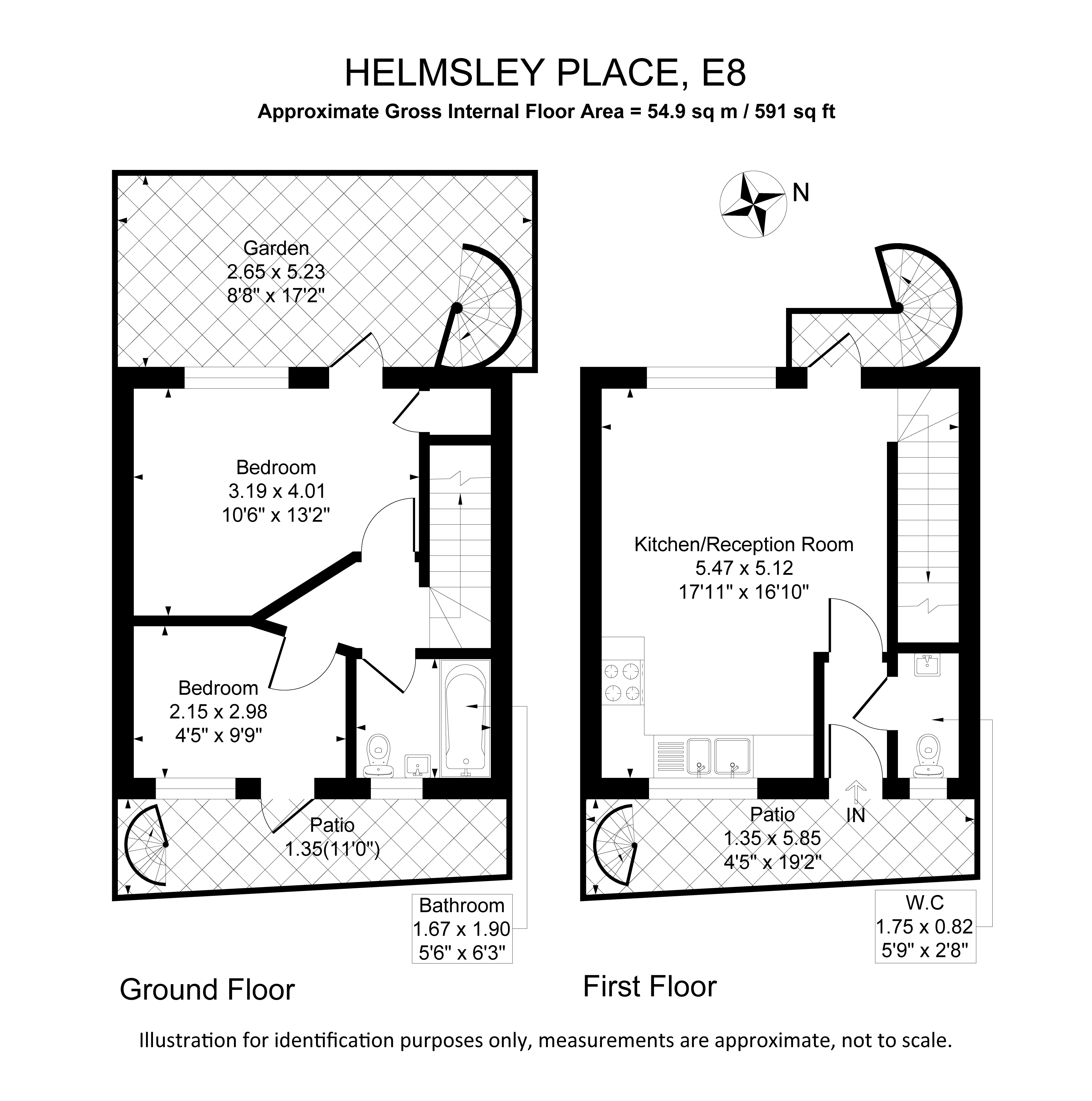 Helmsley Place, Hackney floorplan