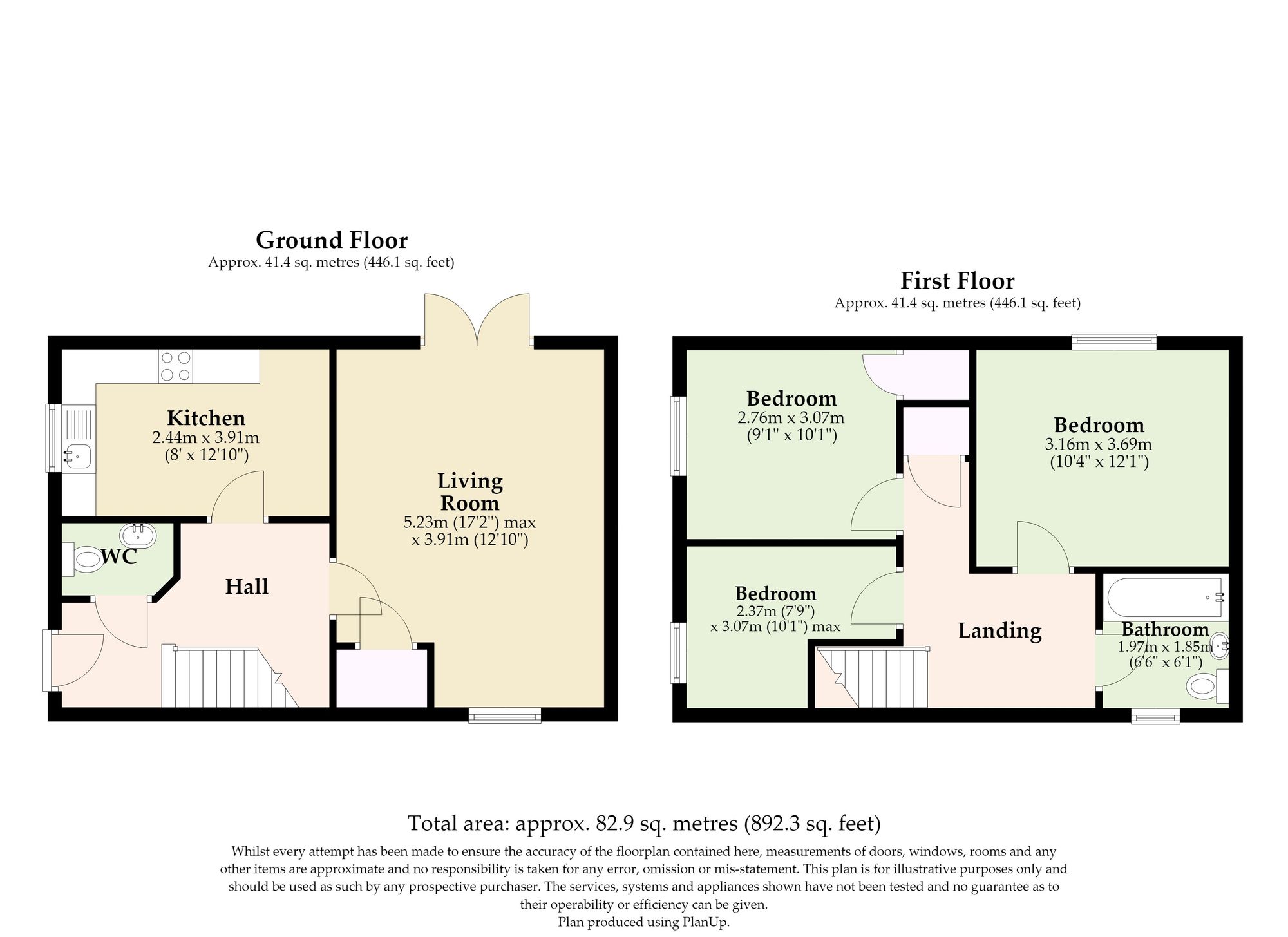 7 Bessey Close, Great Yarmouth floorplan