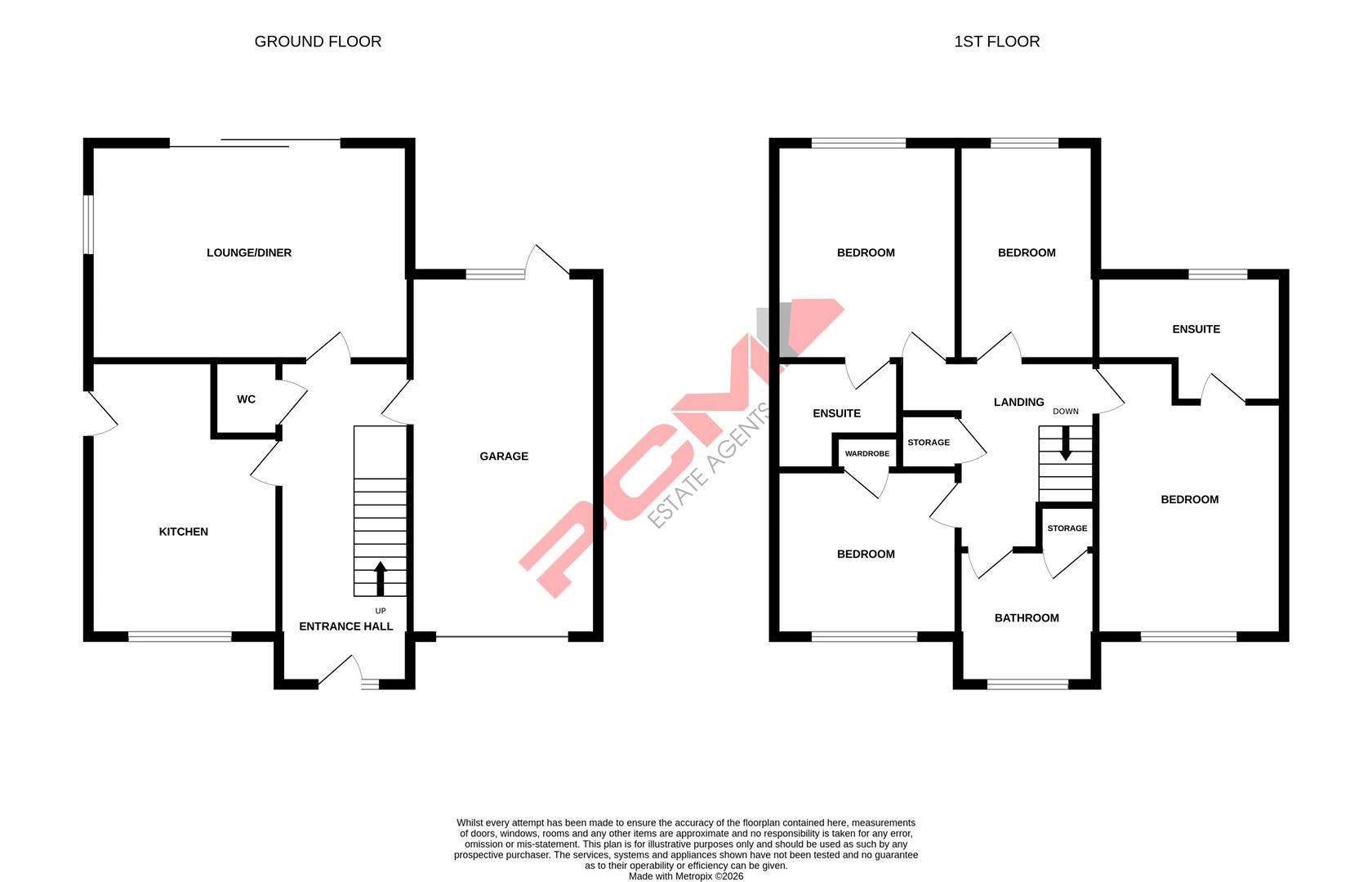 1, Lea Close, Rye floorplan