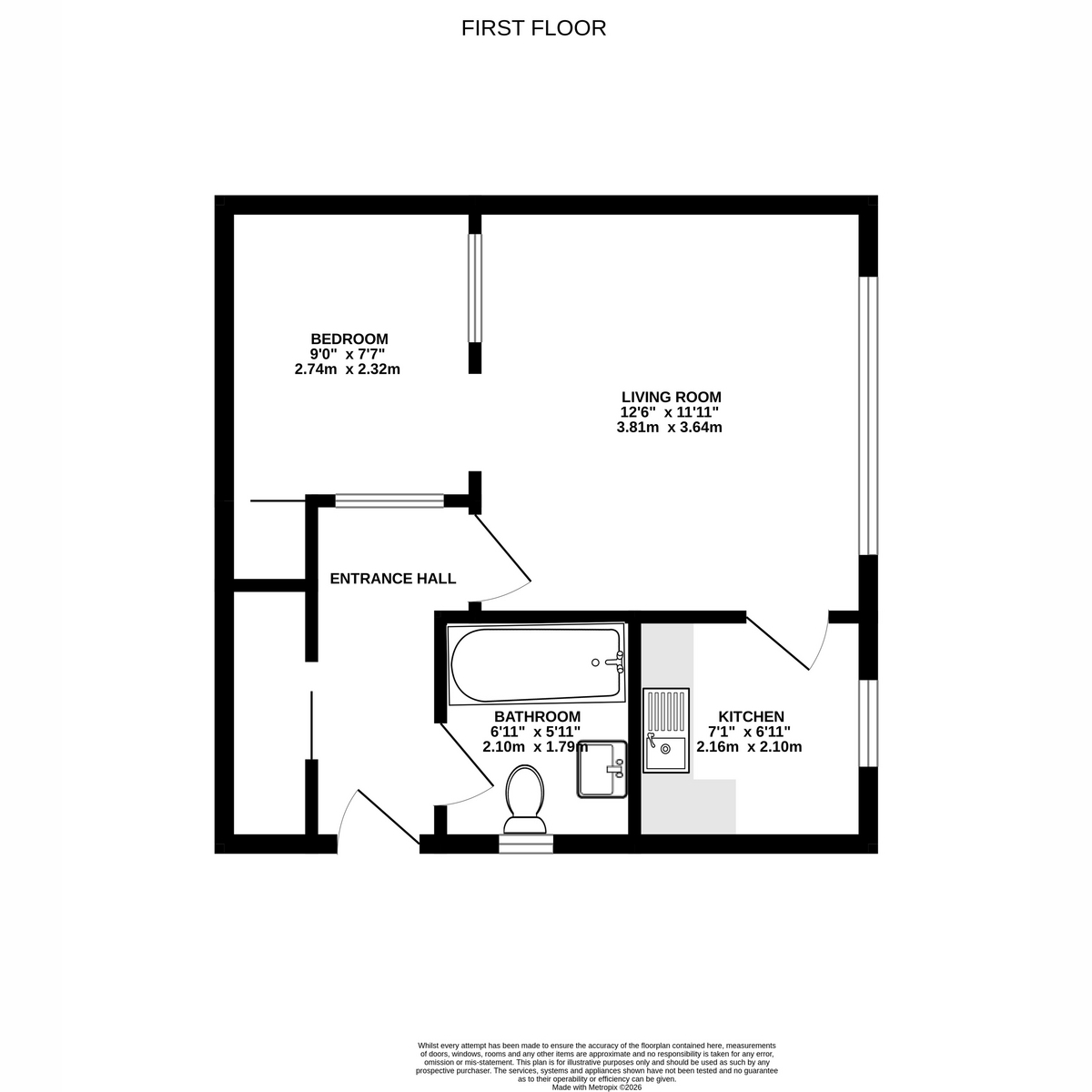 27, Esk Road, Inverness floorplan