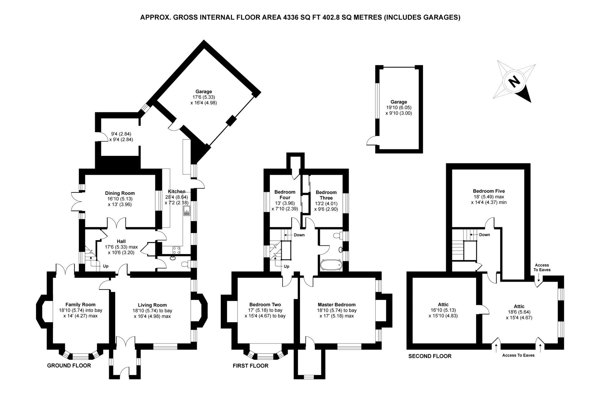 5 Bedrooms Detached house for sale in Brickhouse Hill, Eversley, Hook RG27