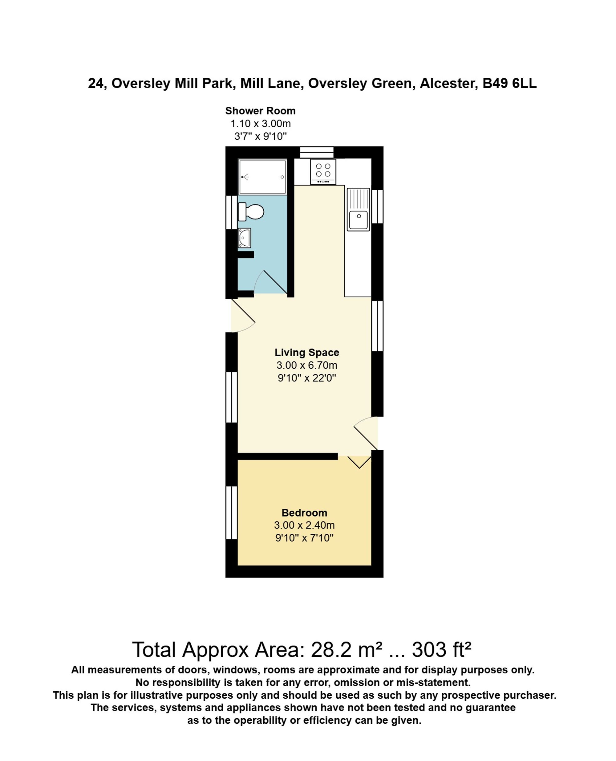 24 Oversley Mill Park, Alcester floorplan