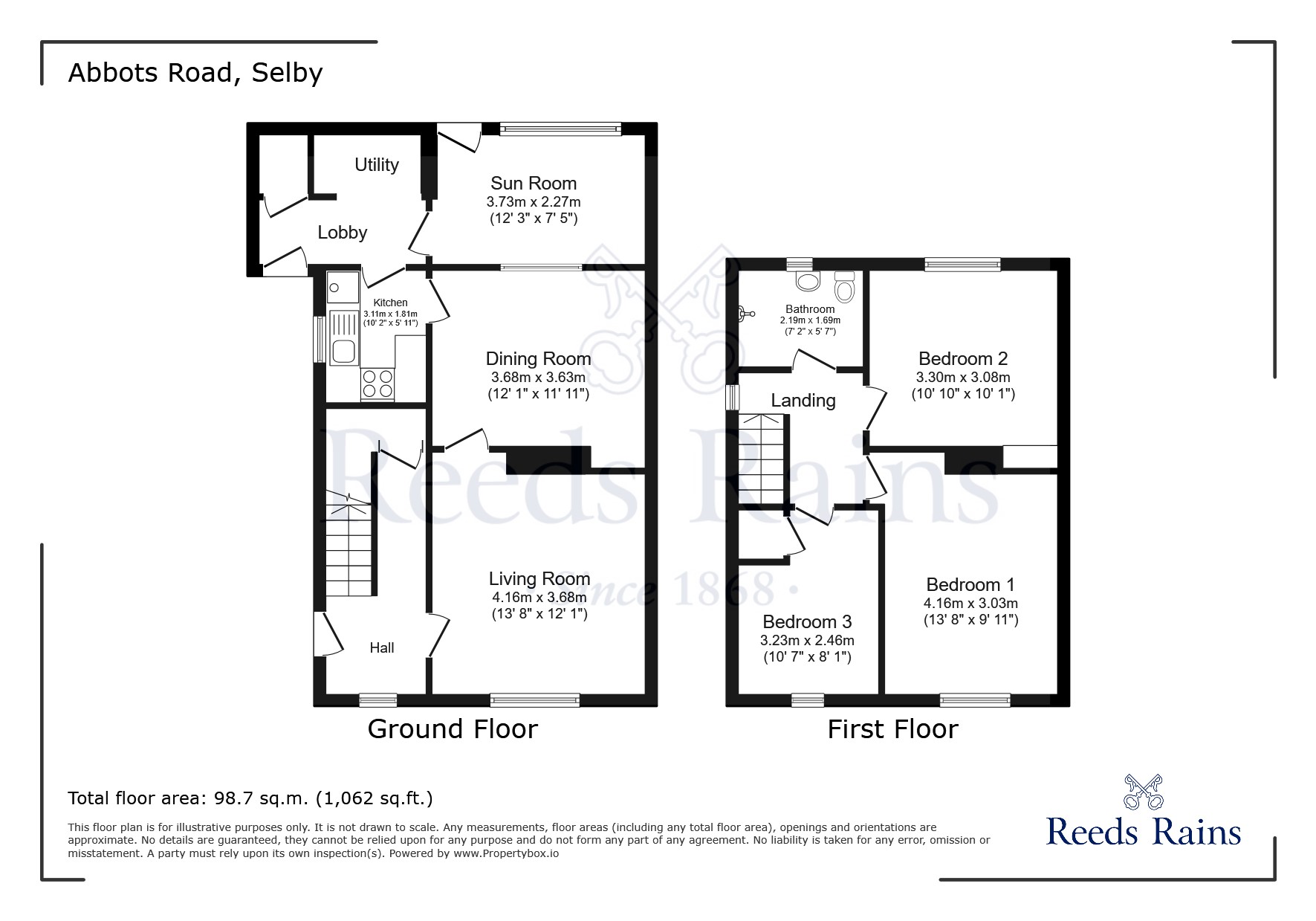 209, Abbots Road, North Yorkshire floorplan