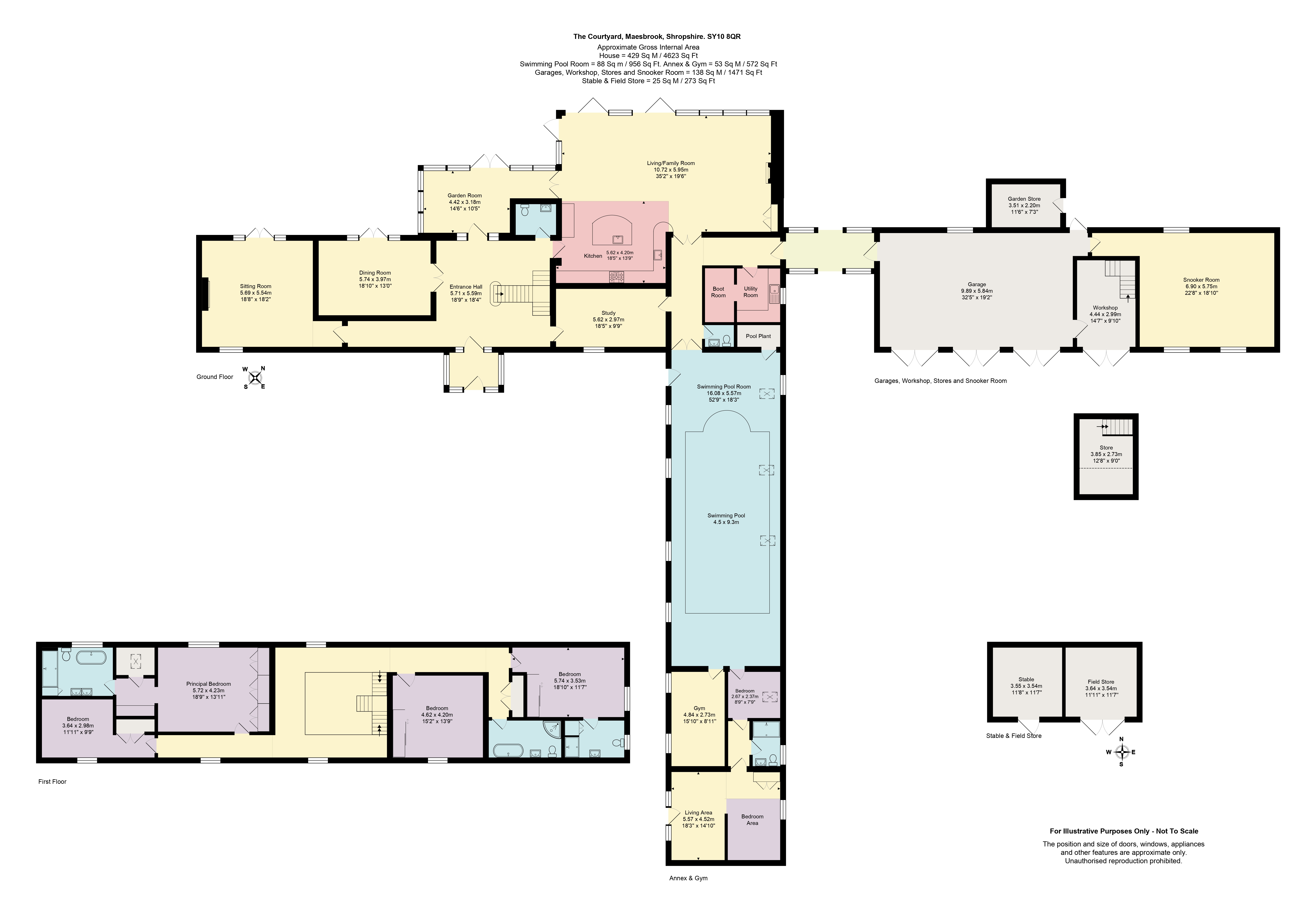 Maesbrook, Oswestry floorplan