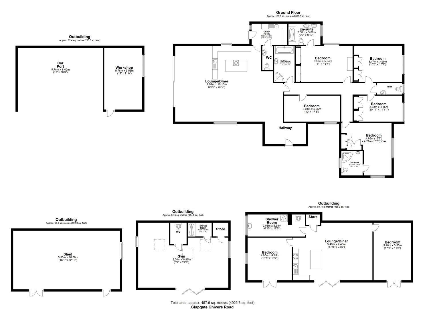 East View, Chivers Road, Brentwood floorplan