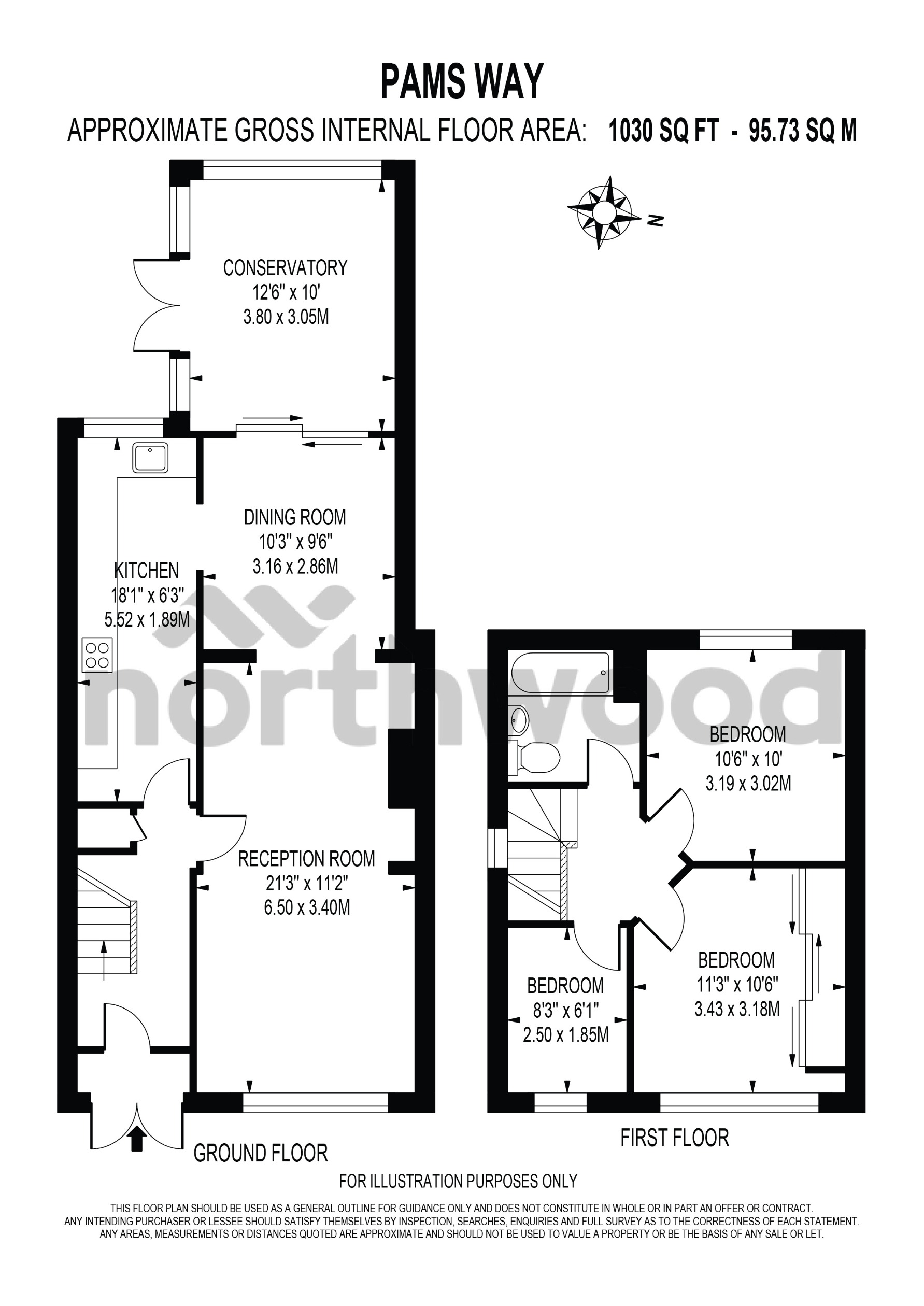 48, Pams Way, Epsom floorplan
