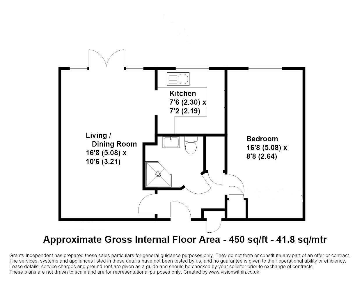 5 St Georges Court, St. Georges Road, Addlestone floorplan