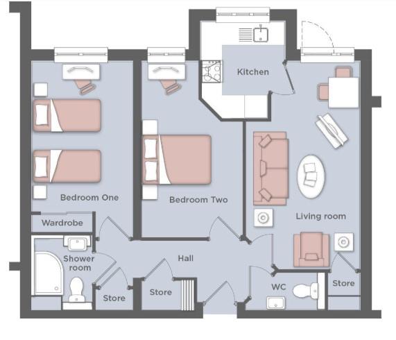 26 Weavers Lodge, Camps Road, Haverhill floorplan