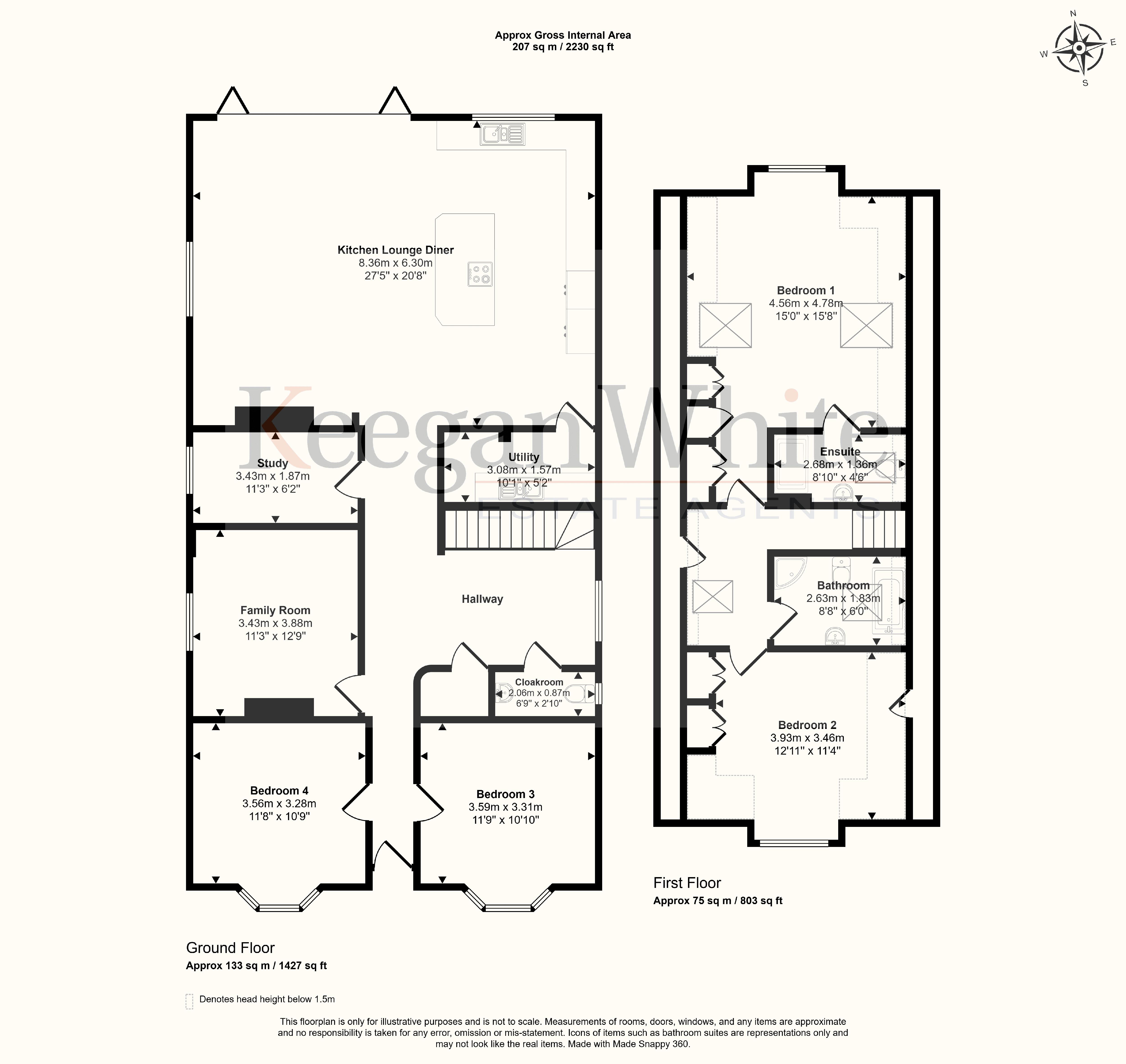 Ave-An-Rose, Highfield Avenue, High Wycombe floorplan