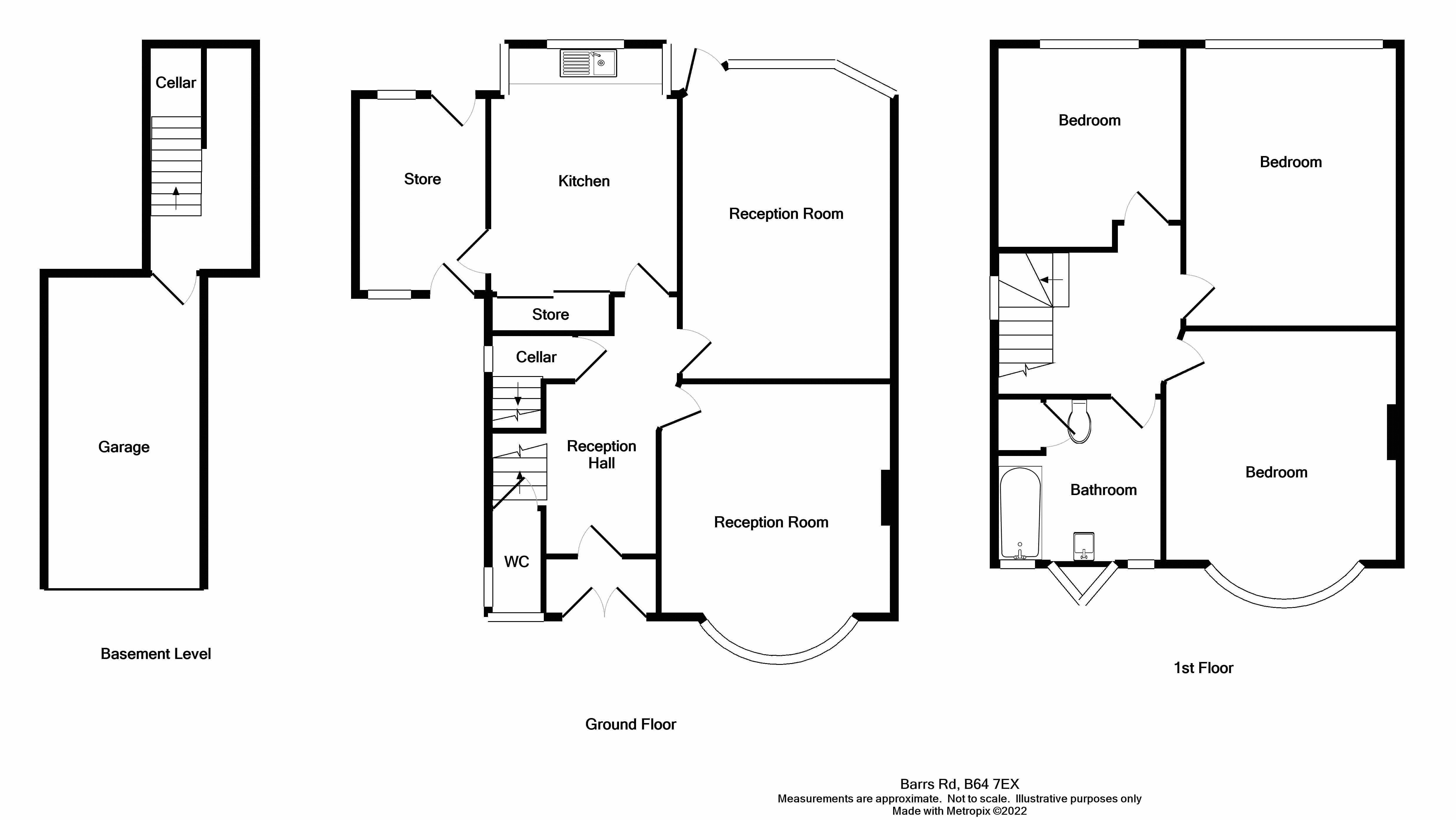 Barrs Road, Cradley Heath B64, 3 bedroom detached house for sale