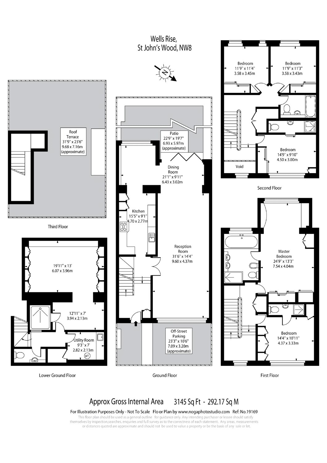 5 Bedrooms  to rent in Wells Rise, St Johns Wood, London NW8