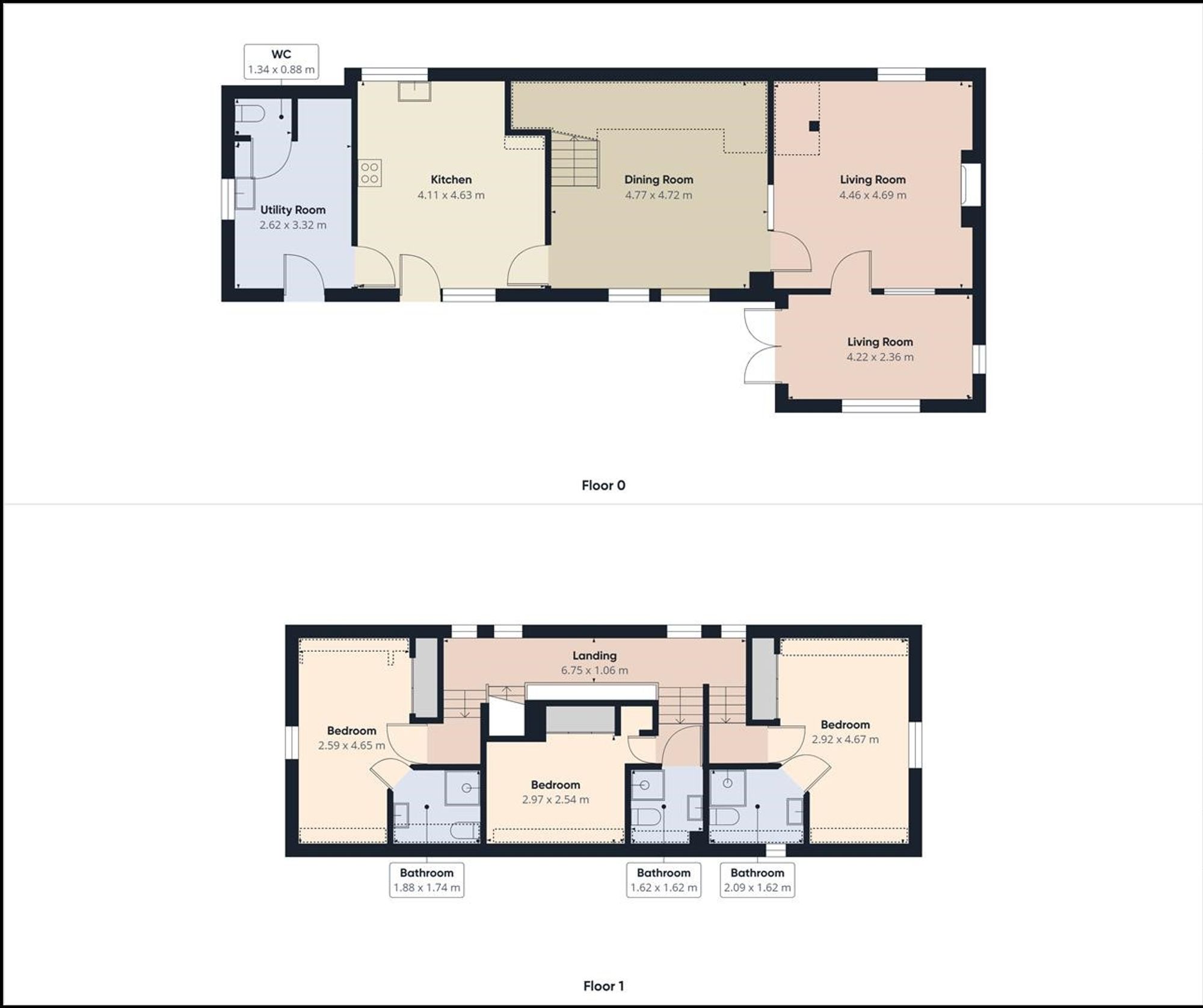 Lake Farm Barn Welland Court Lane, Worcester floorplan