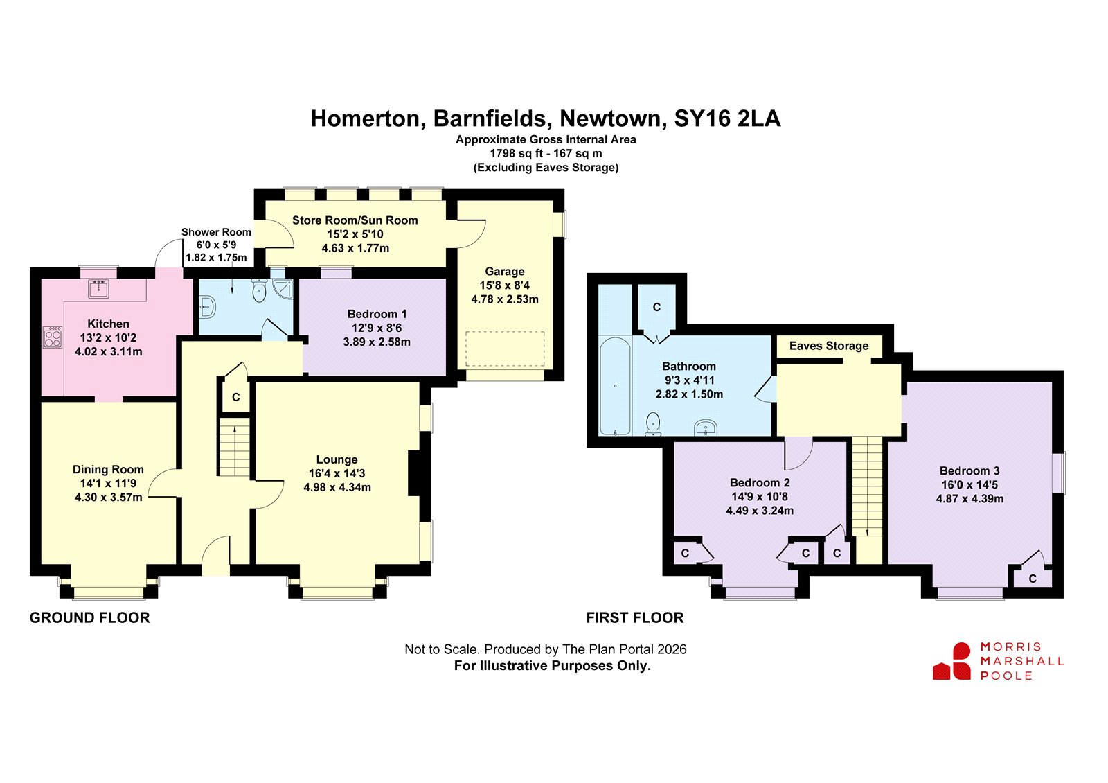 Homerton,, Barnfields, Powys floorplan