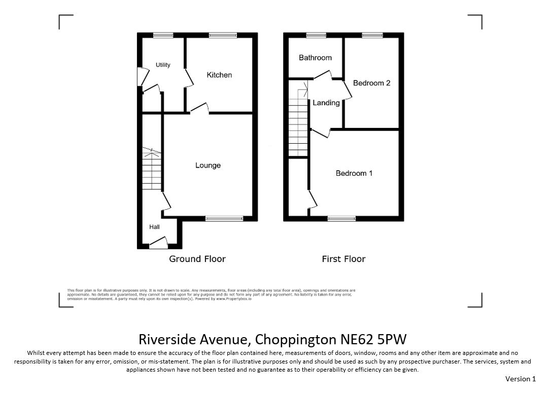 24, Riverside Avenue, Choppington floorplan