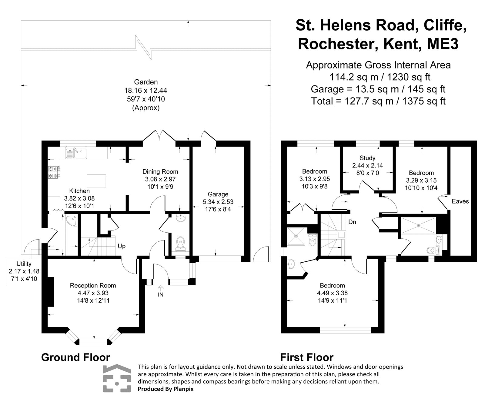 St. Helens Road, Rochester floorplan