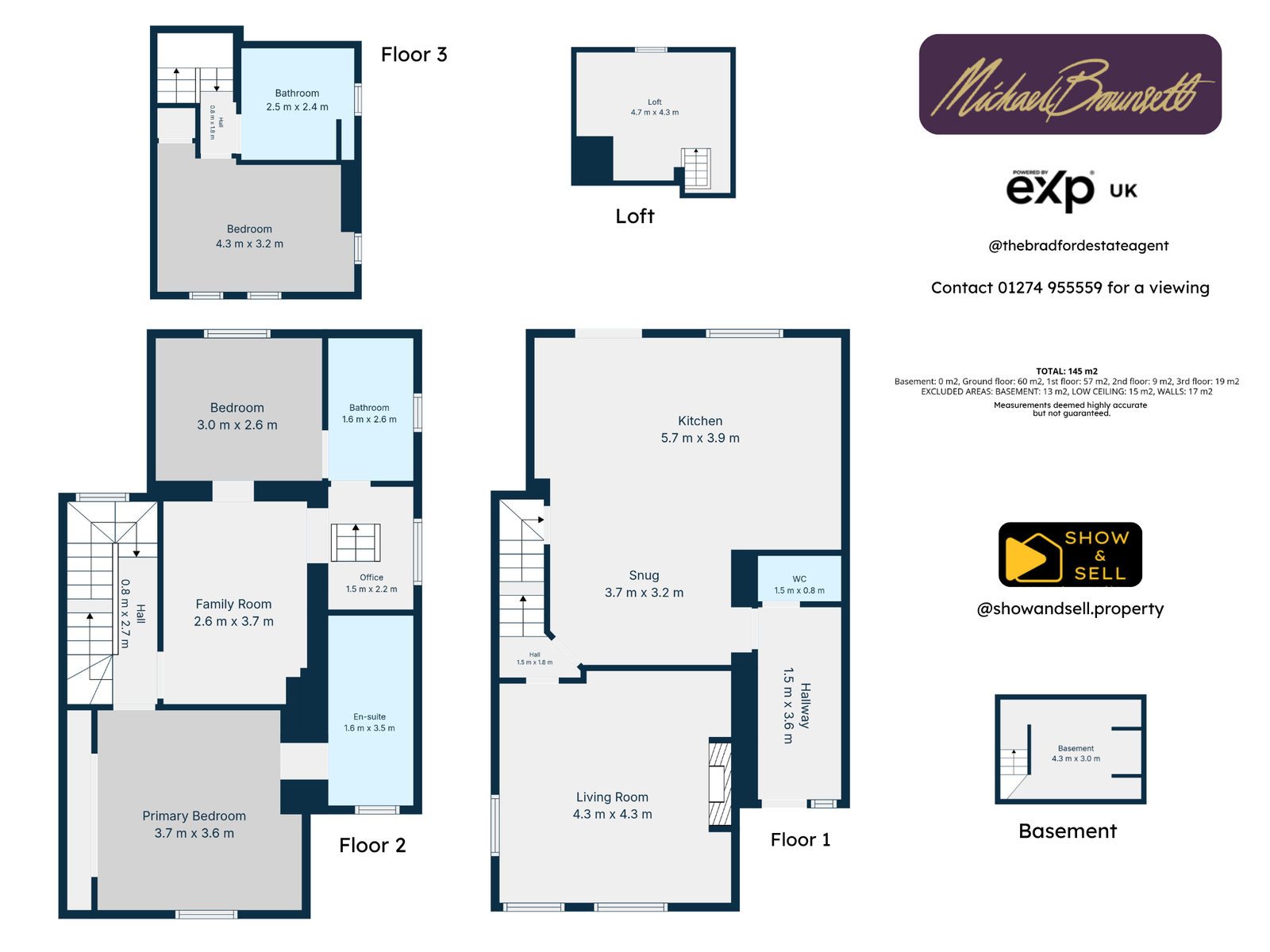 2, Farfield Road, Bradford floorplan