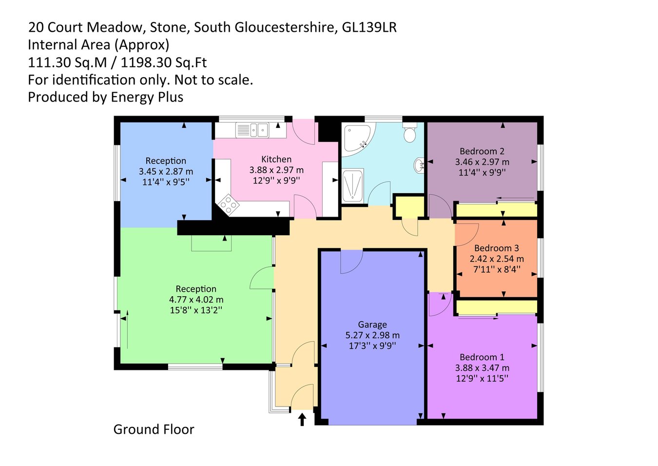 20, Court Meadow, Berkeley floorplan