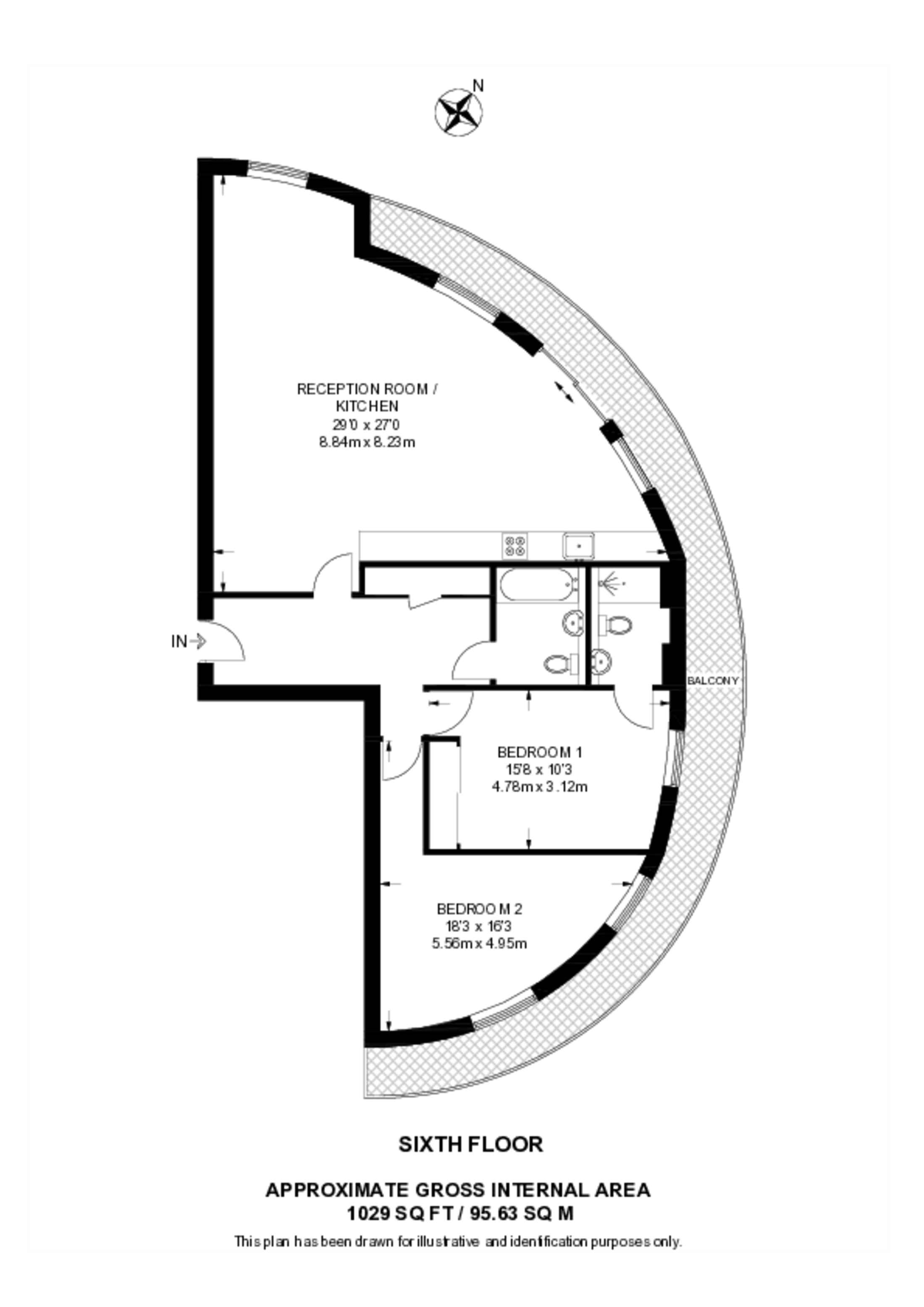 Bridges Court Road, Battersea floorplan