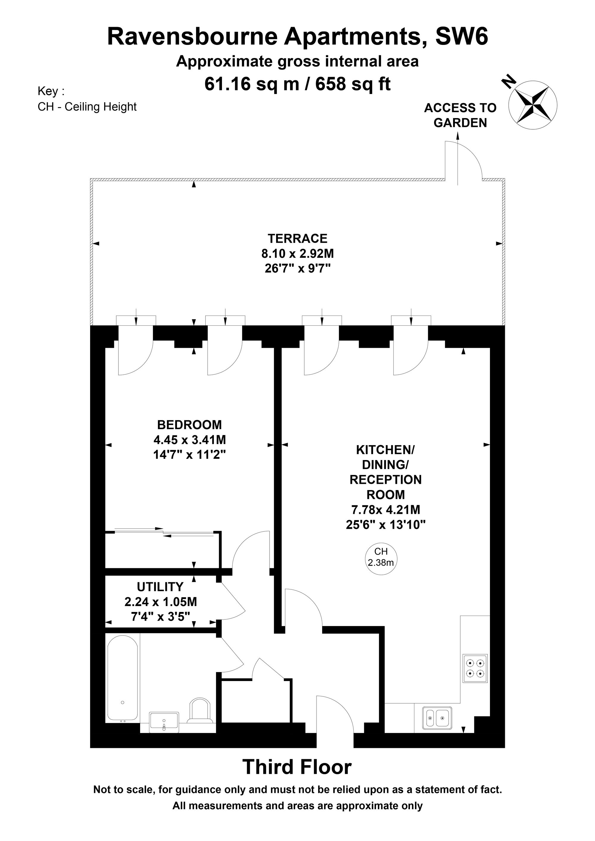 7 Ravensbourne Apts, 5 Central Avenue, London floorplan