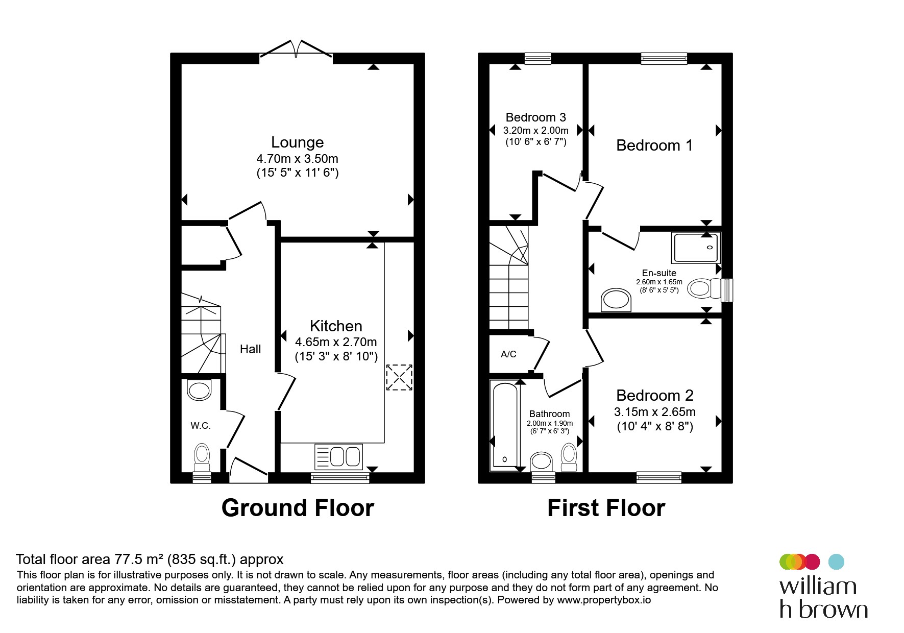 35, Apricot Close, Peterborough floorplan