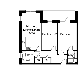 2 Bedrooms Flat for sale in Manor Way, Borehamwood WD6